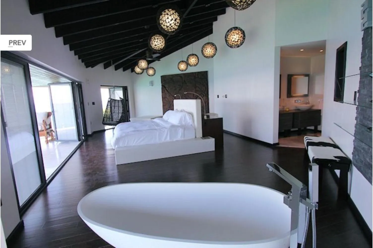 Bed in Tamarind Hills Resort & Villas