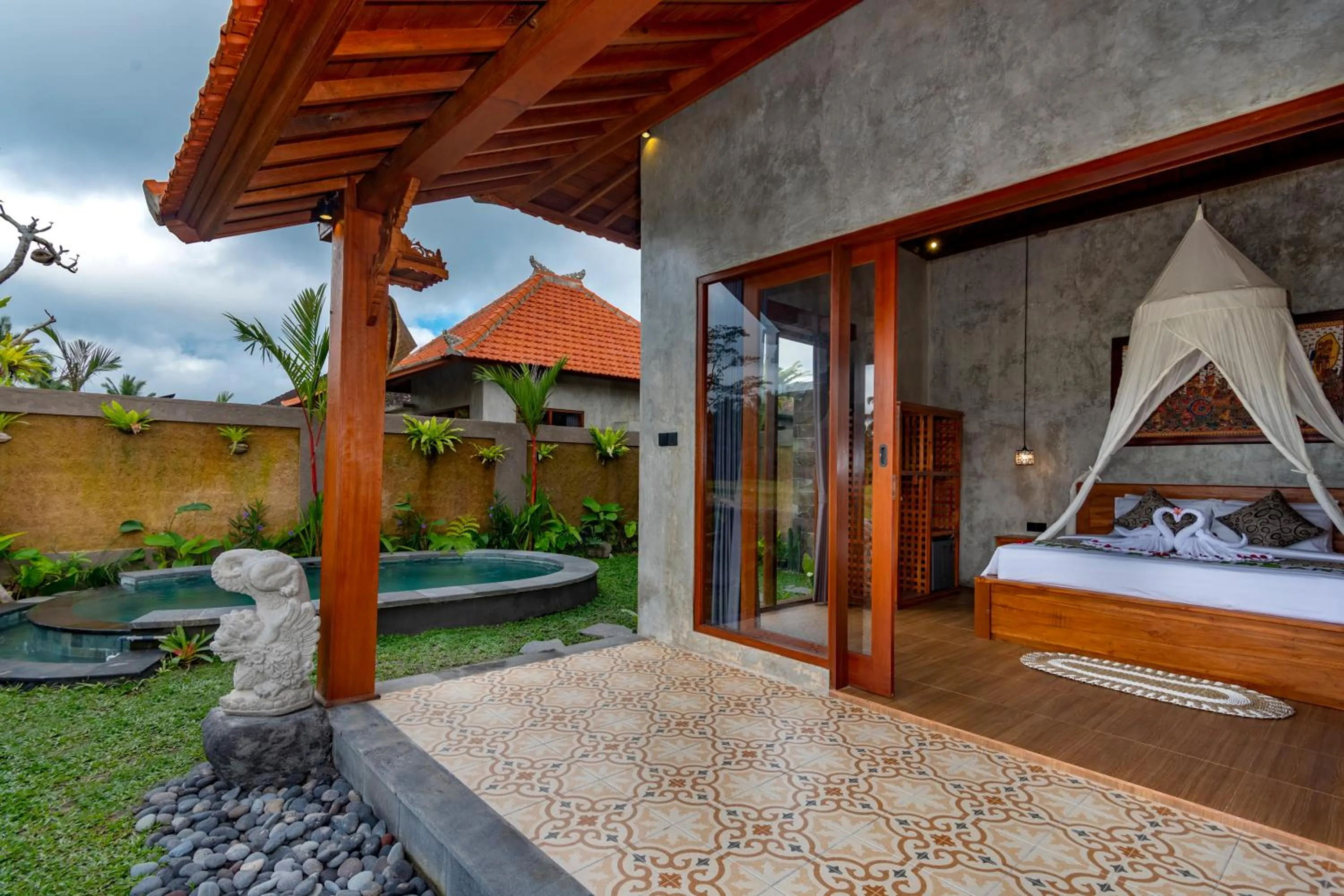 Bed in Seelong Villa Ubud by Dhananjaya Hospitality