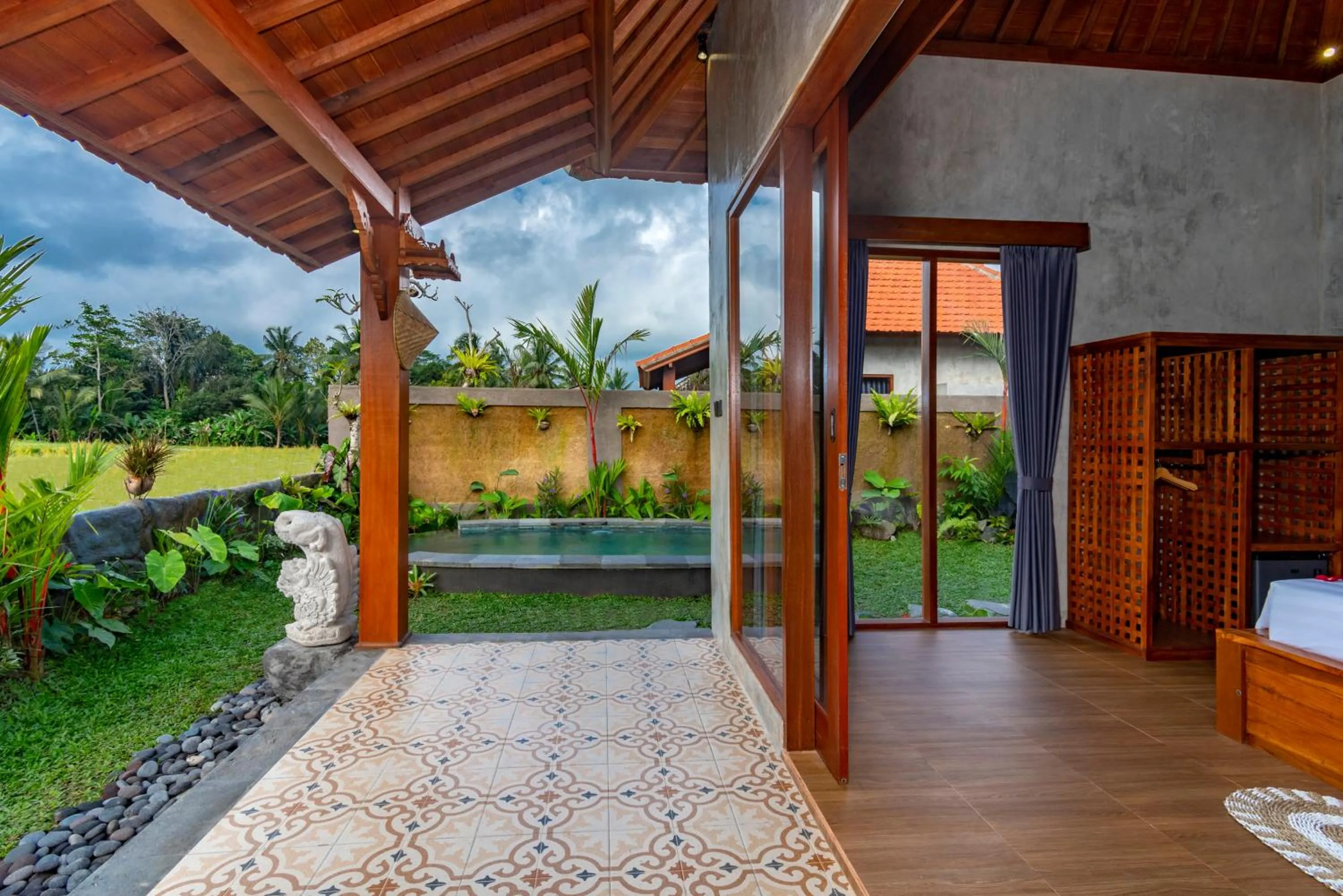 Natural landscape in Seelong Villa Ubud by Dhananjaya Hospitality