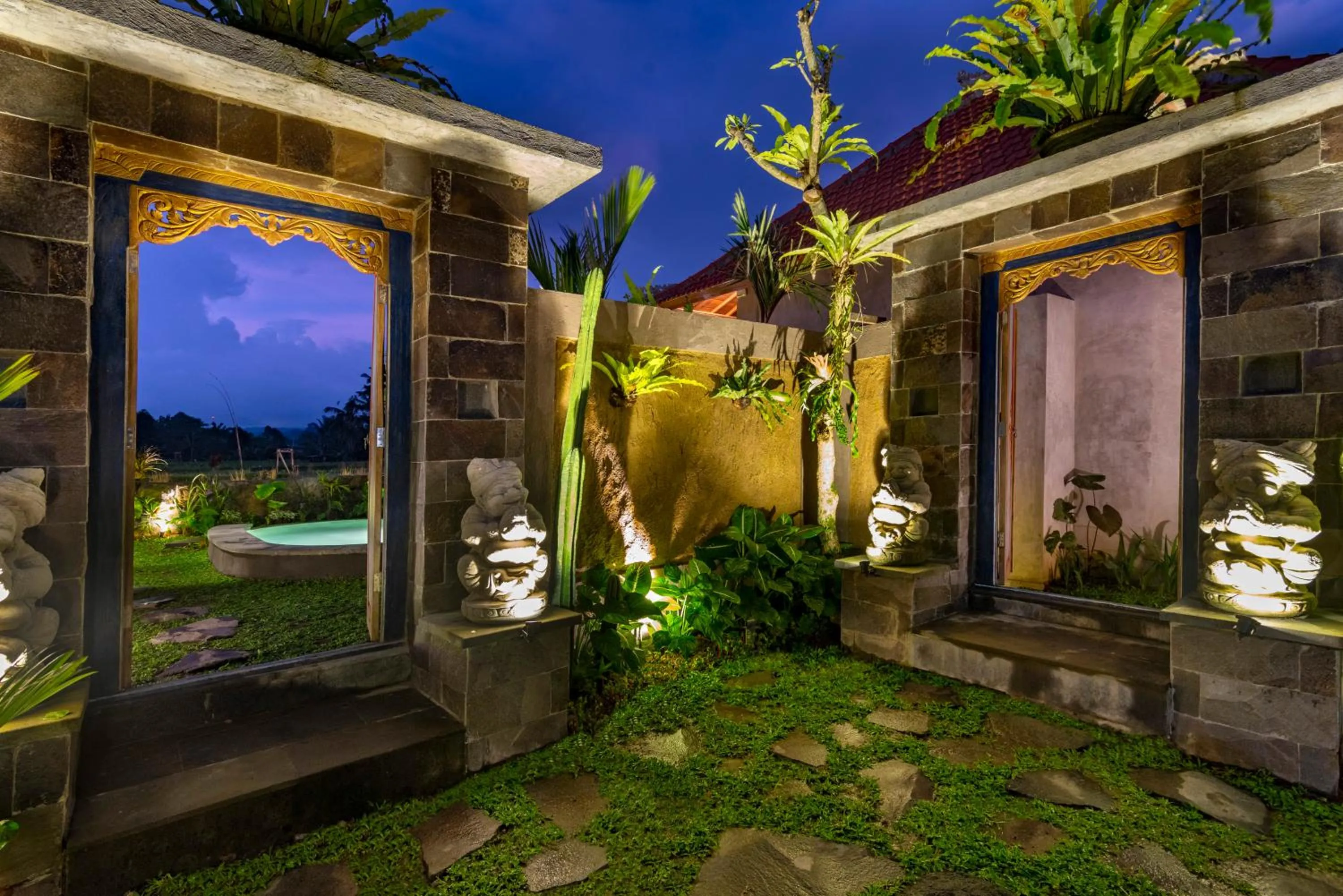 Night in Seelong Villa Ubud by Dhananjaya Hospitality