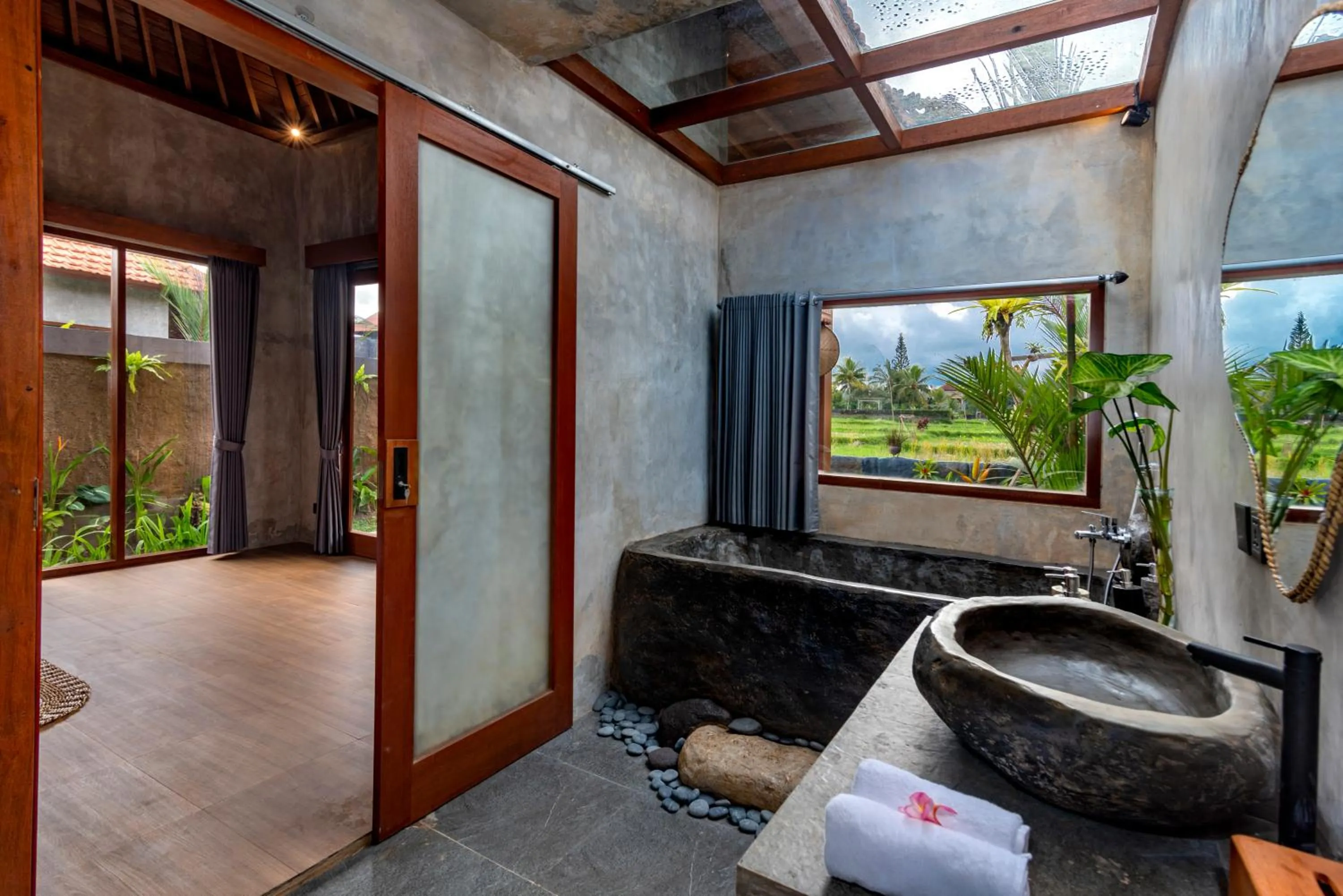 Natural landscape in Seelong Villa Ubud by Dhananjaya Hospitality