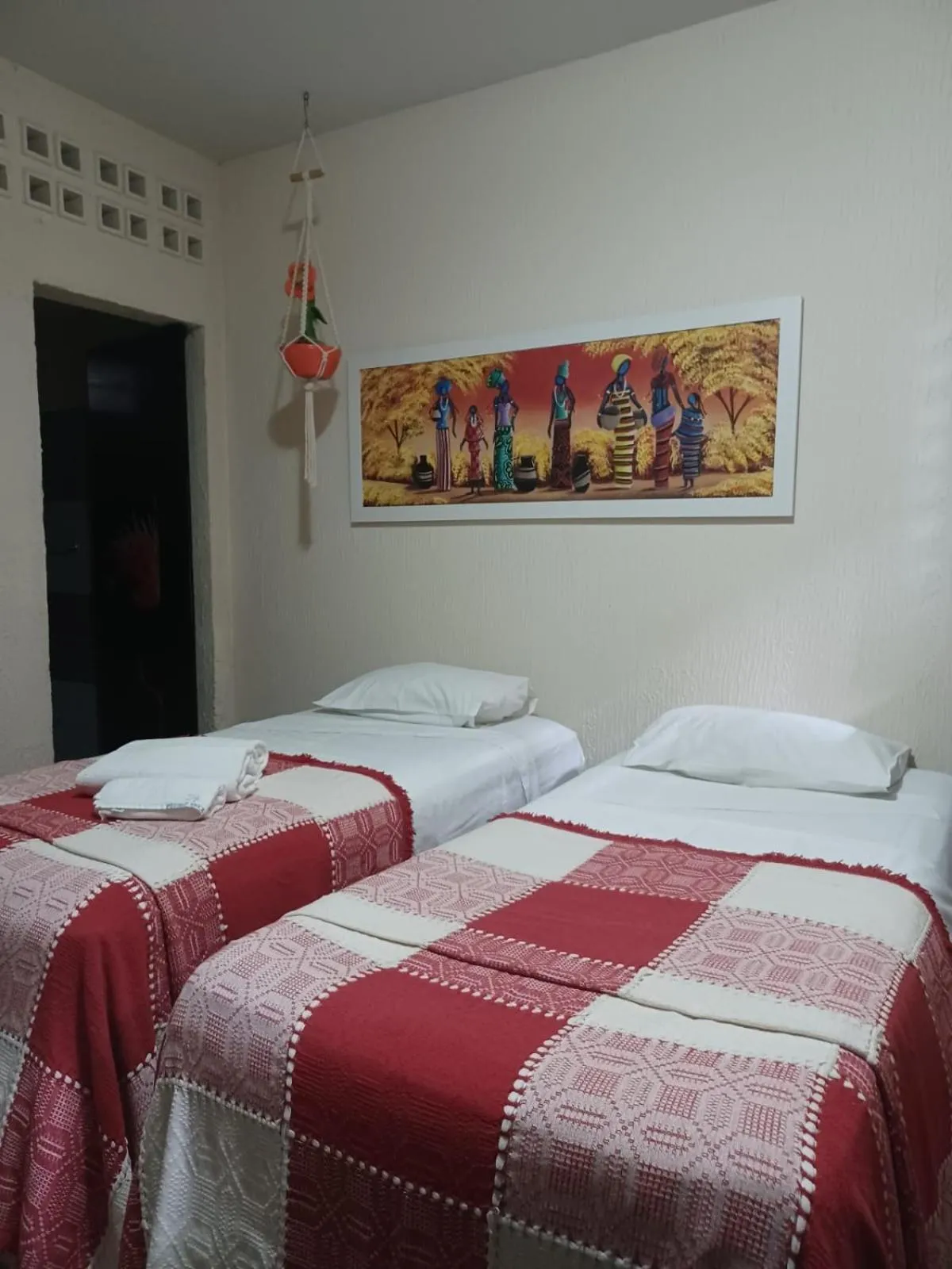 Bed in Pousada Terra Garrida