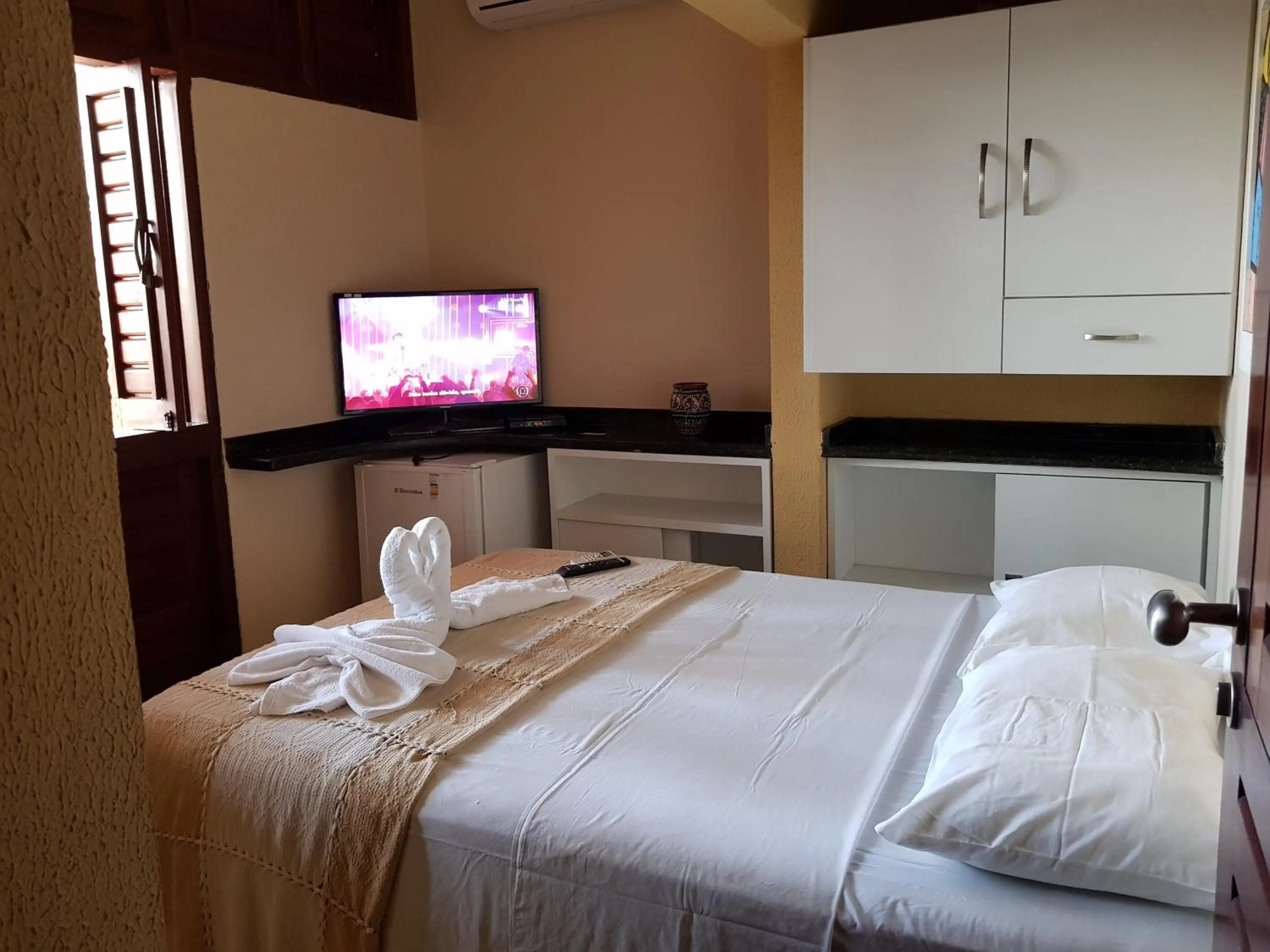 Bed in Pousada Terra Garrida