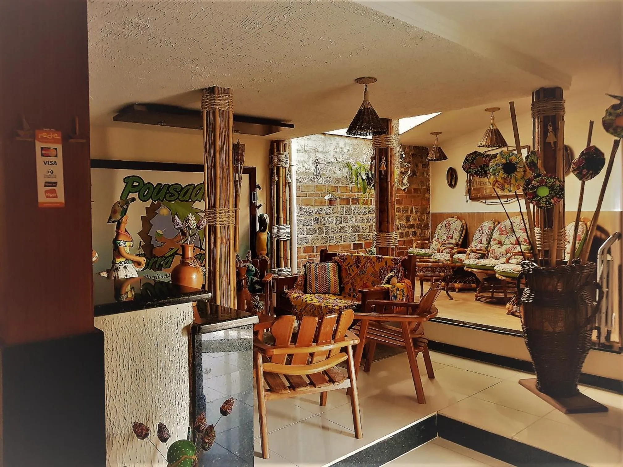 Area and facilities in Pousada Terra Garrida