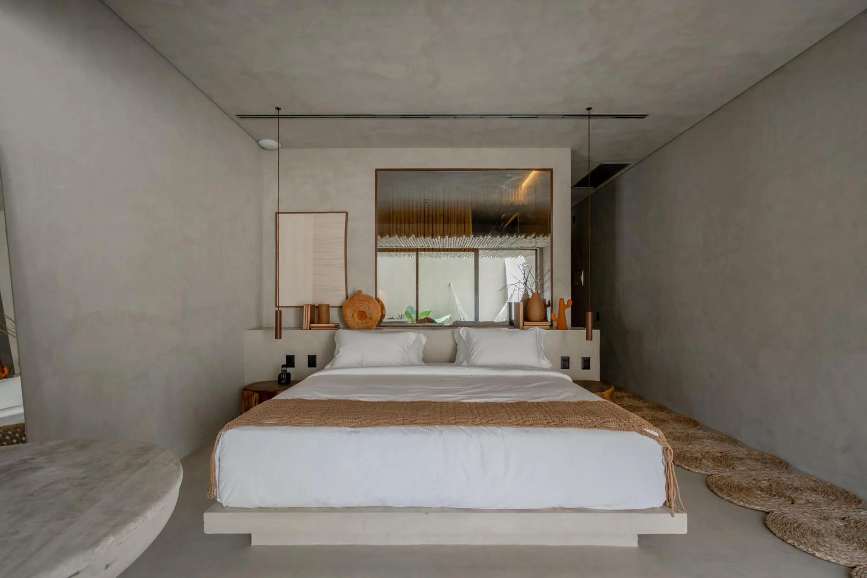 Bed in Mana Cumbuco Hotel