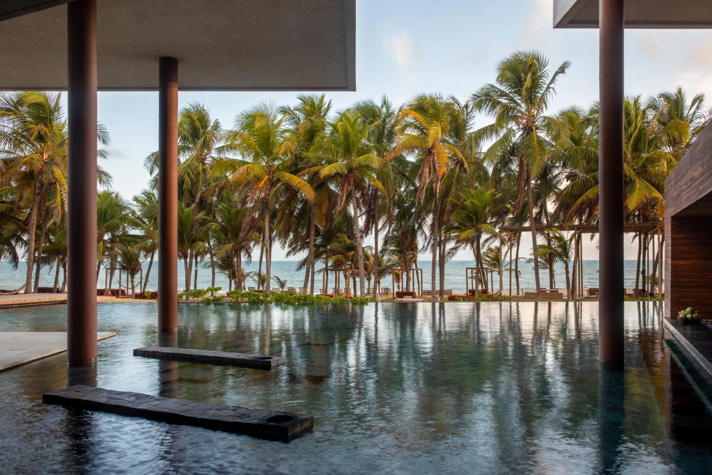Pool view in Mana Cumbuco Hotel