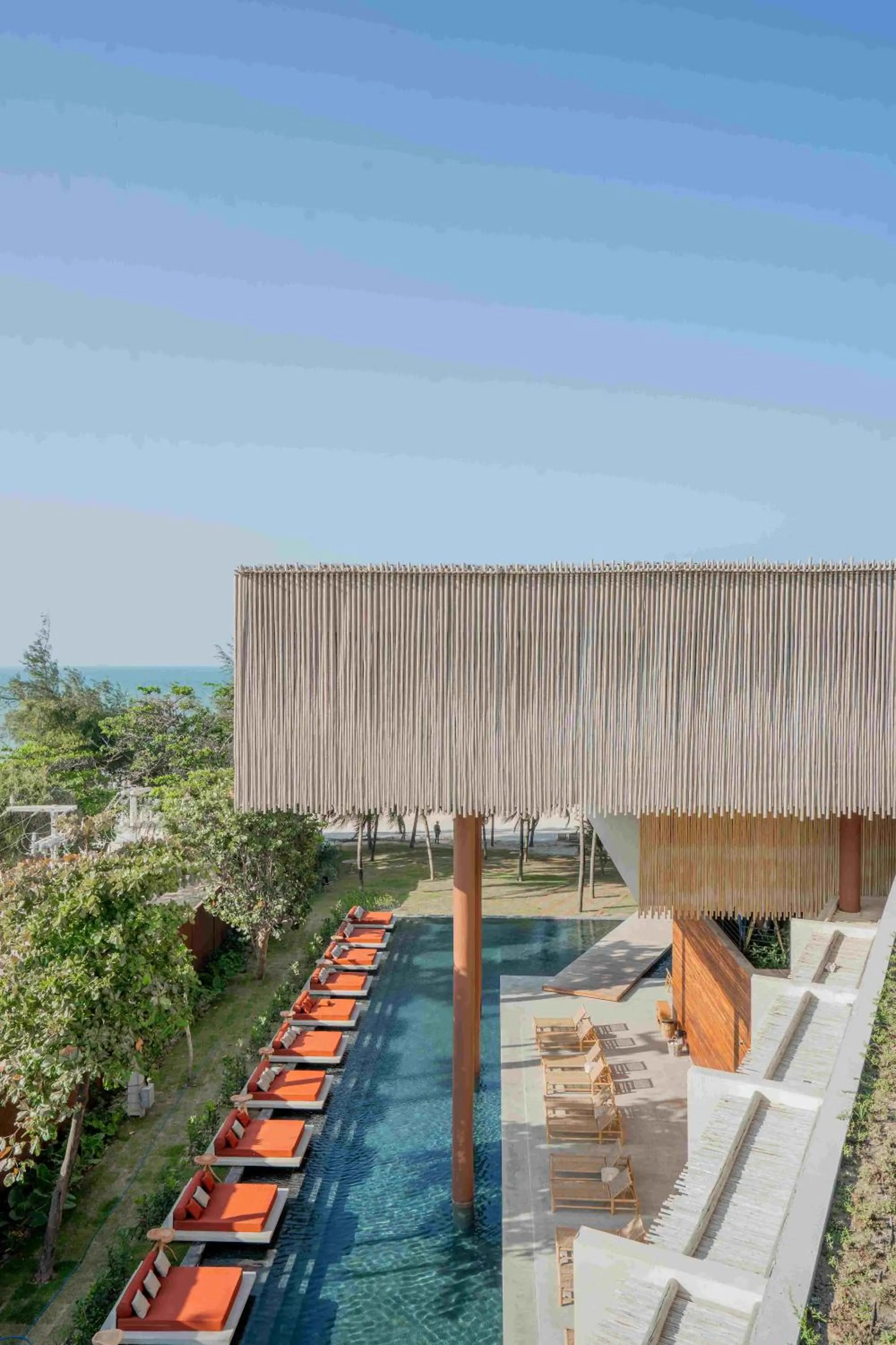 Pool view in Mana Cumbuco Hotel