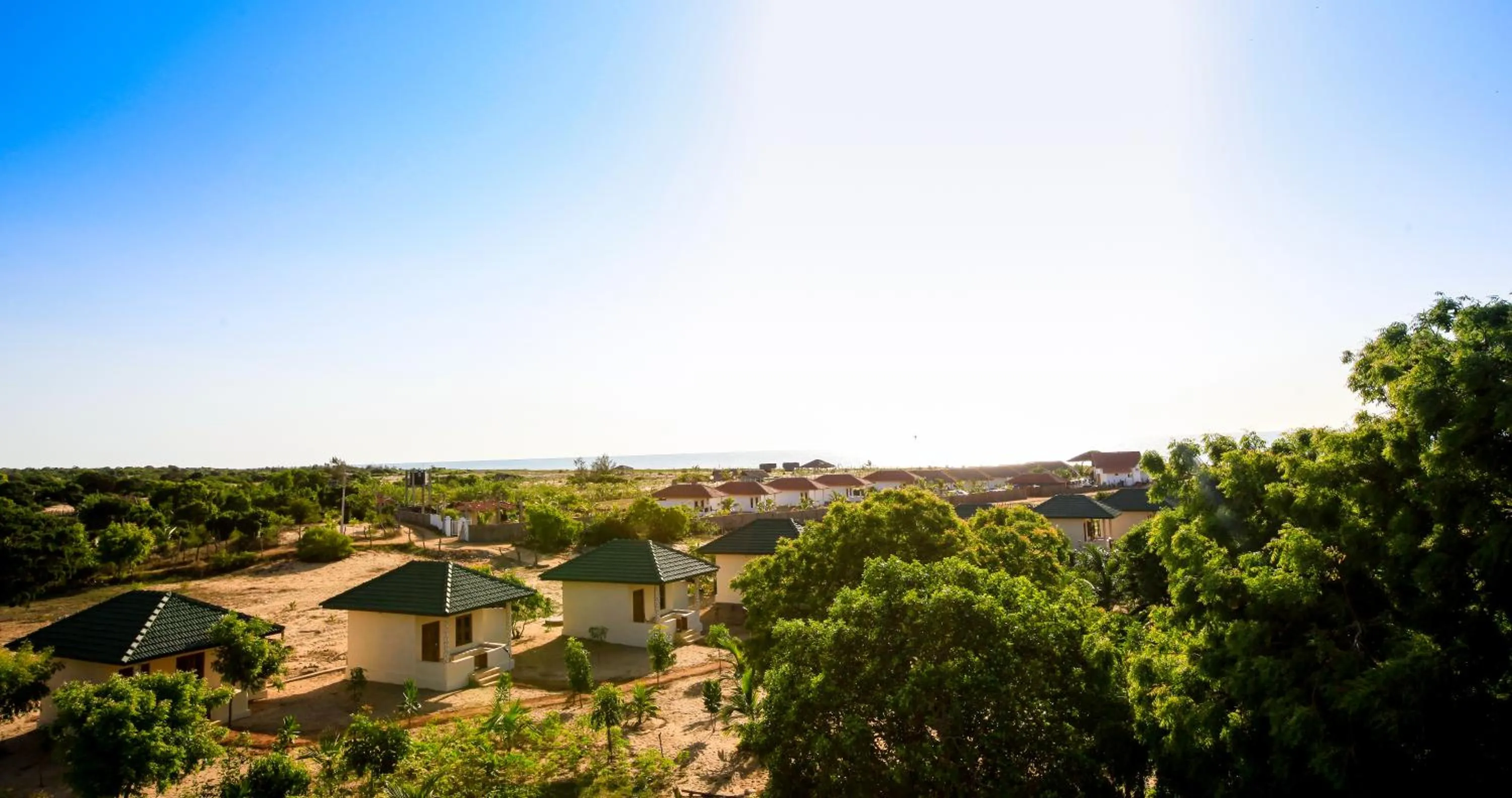 Bird's eye view in Paper Moon Kudils