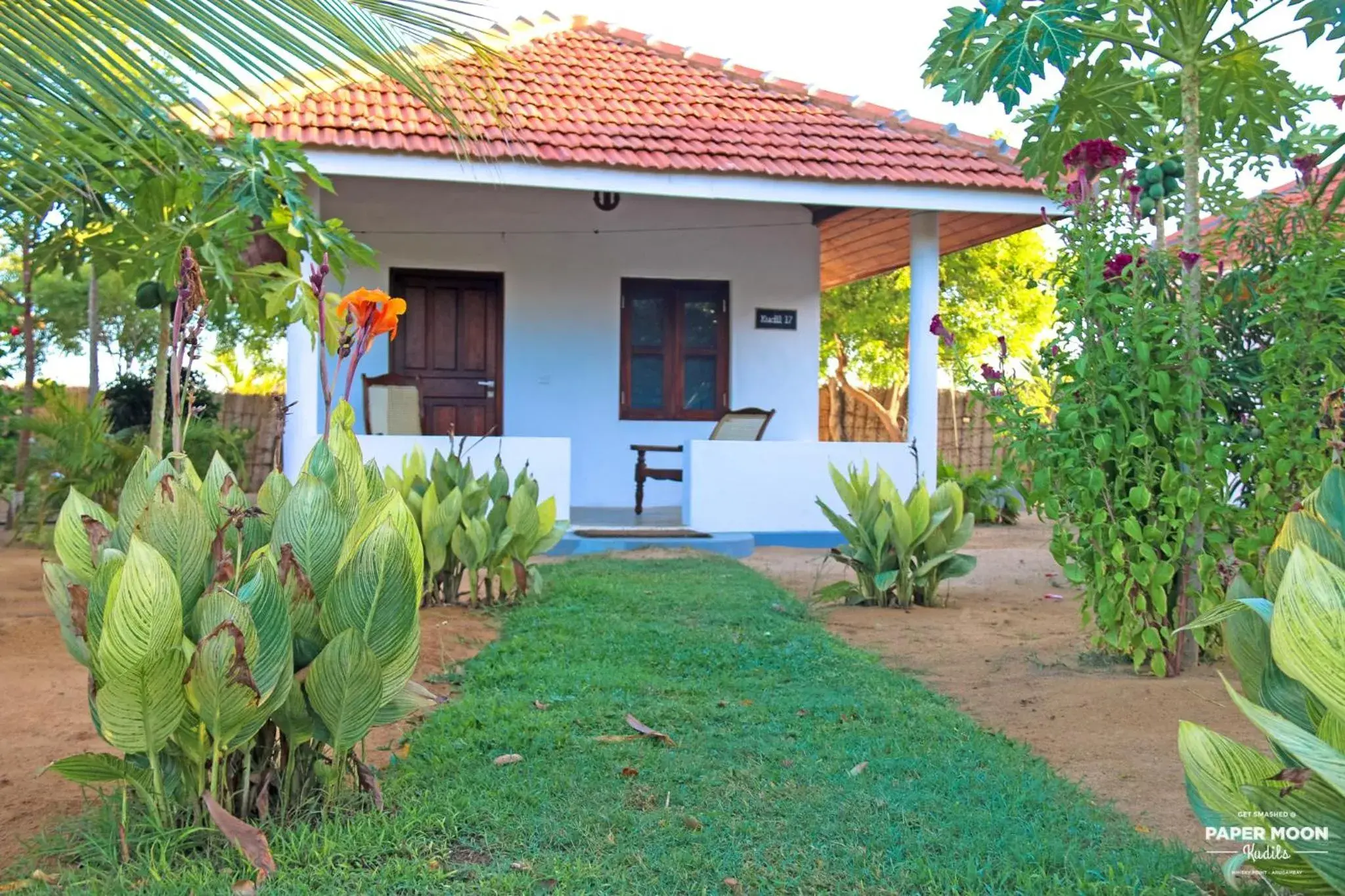 Double Room Restaurant Side in Paper Moon Kudils Double Room Restaurant Side in Paper Moon Kudils