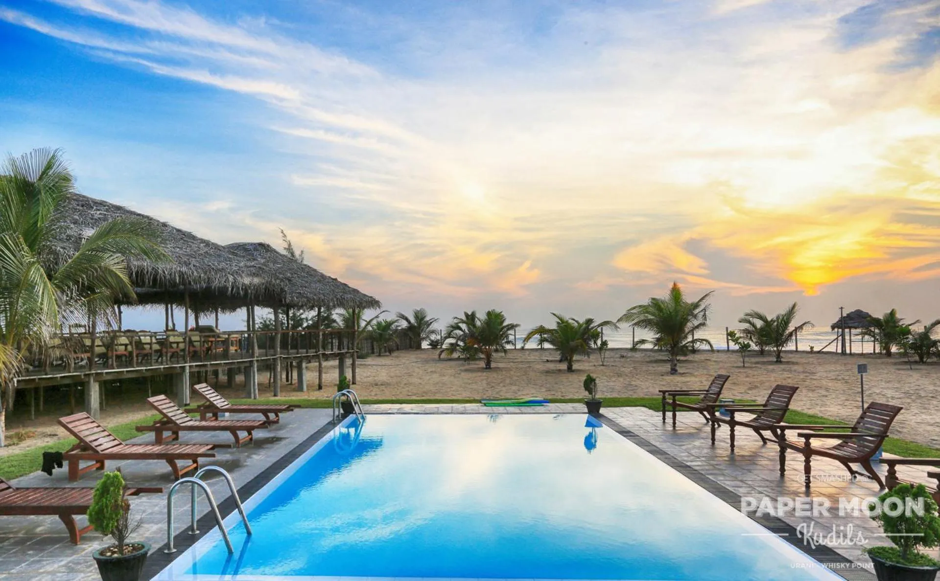 Pool view in Paper Moon Kudils