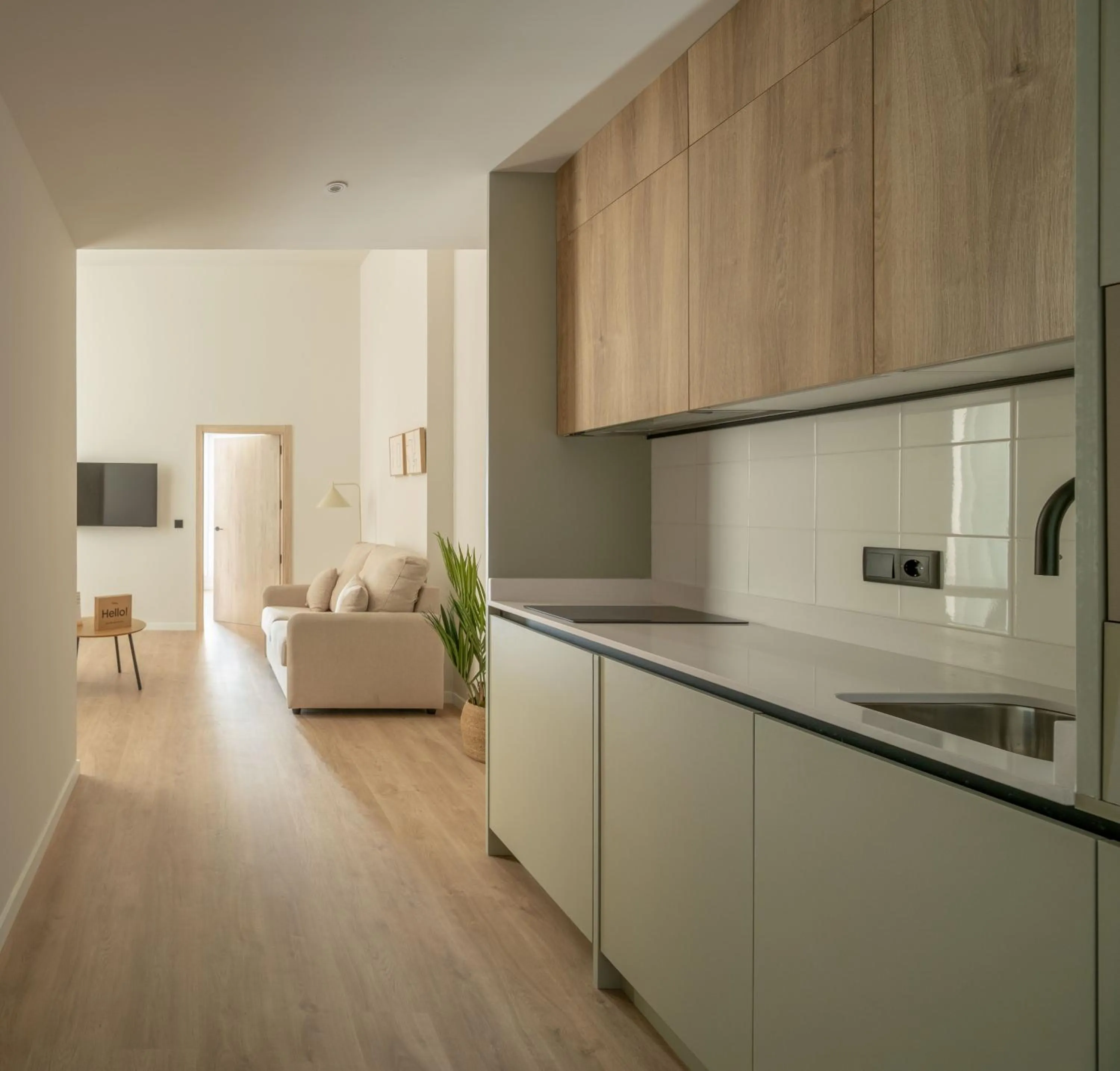 Kitchen or kitchenette in Líbere Pamplona Universidad