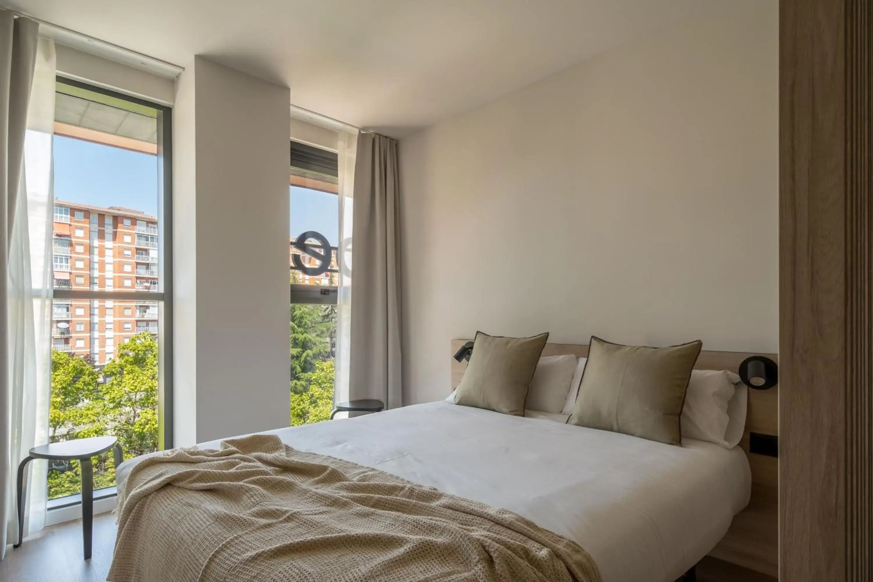 Bedroom, Bed in Líbere Pamplona Universidad Bedroom, Bed in Líbere Pamplona Universidad