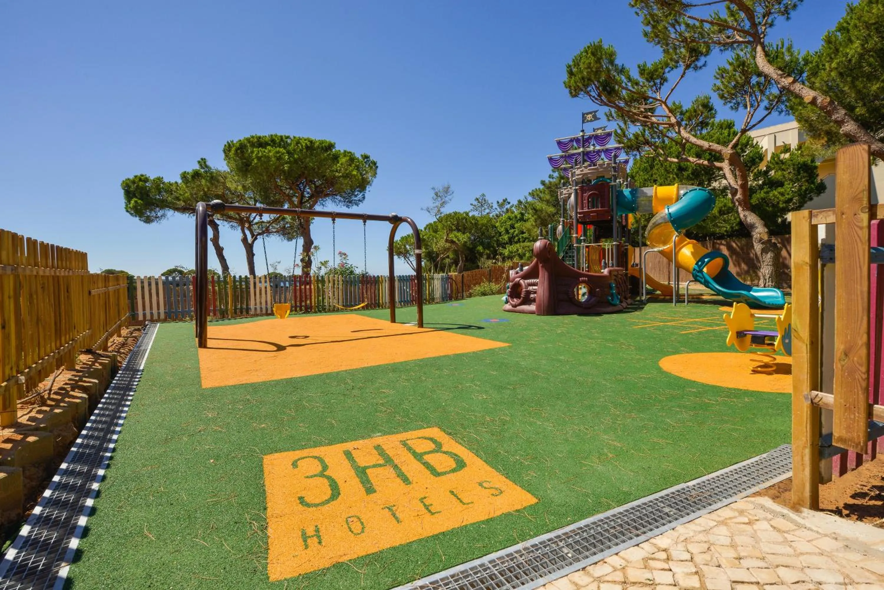 Children play ground in 3HB Falesia Beach