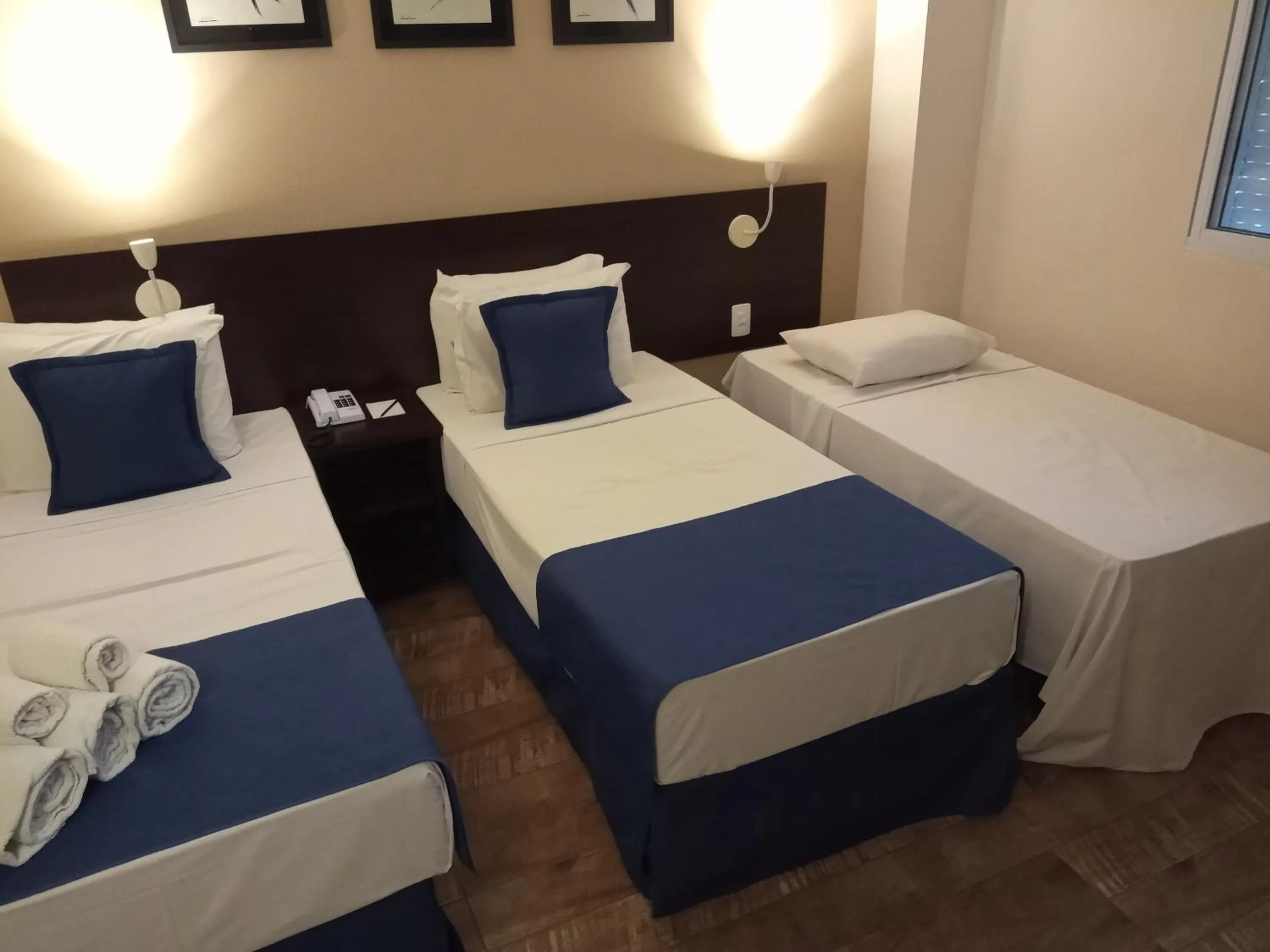 Bed in Hotel Rexton