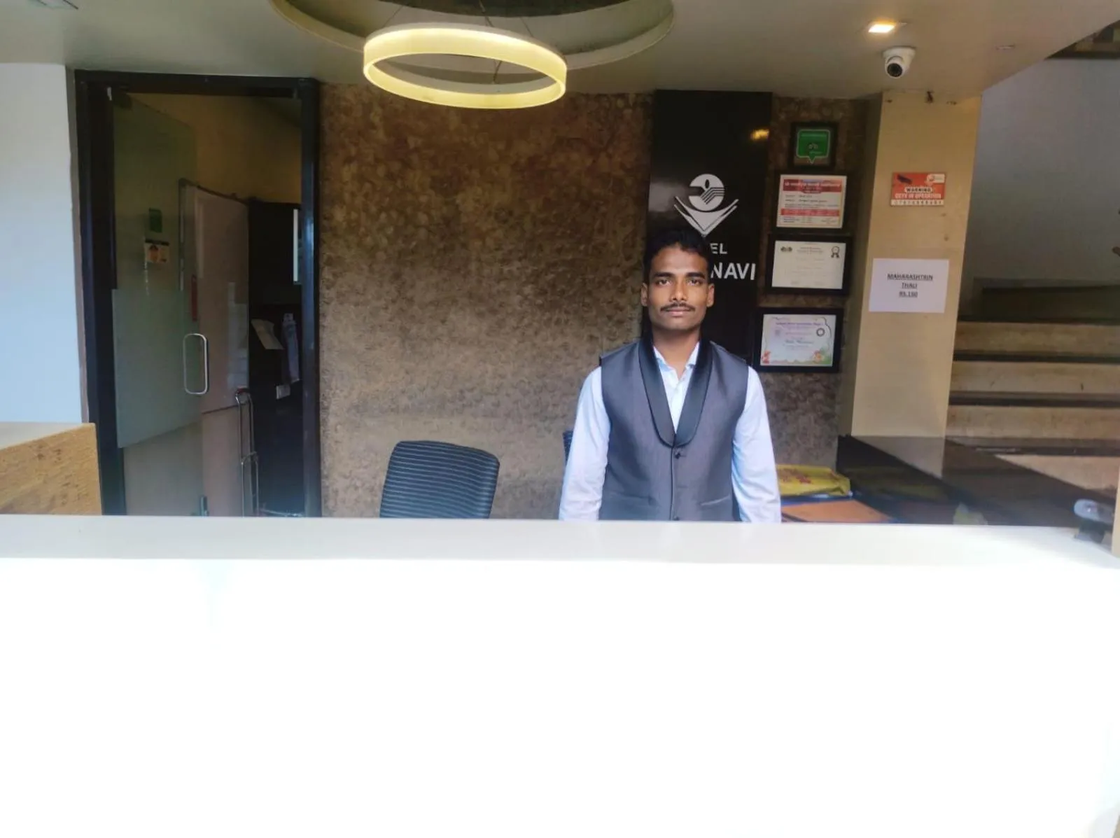Lobby or reception in Hotel Vaishnavi