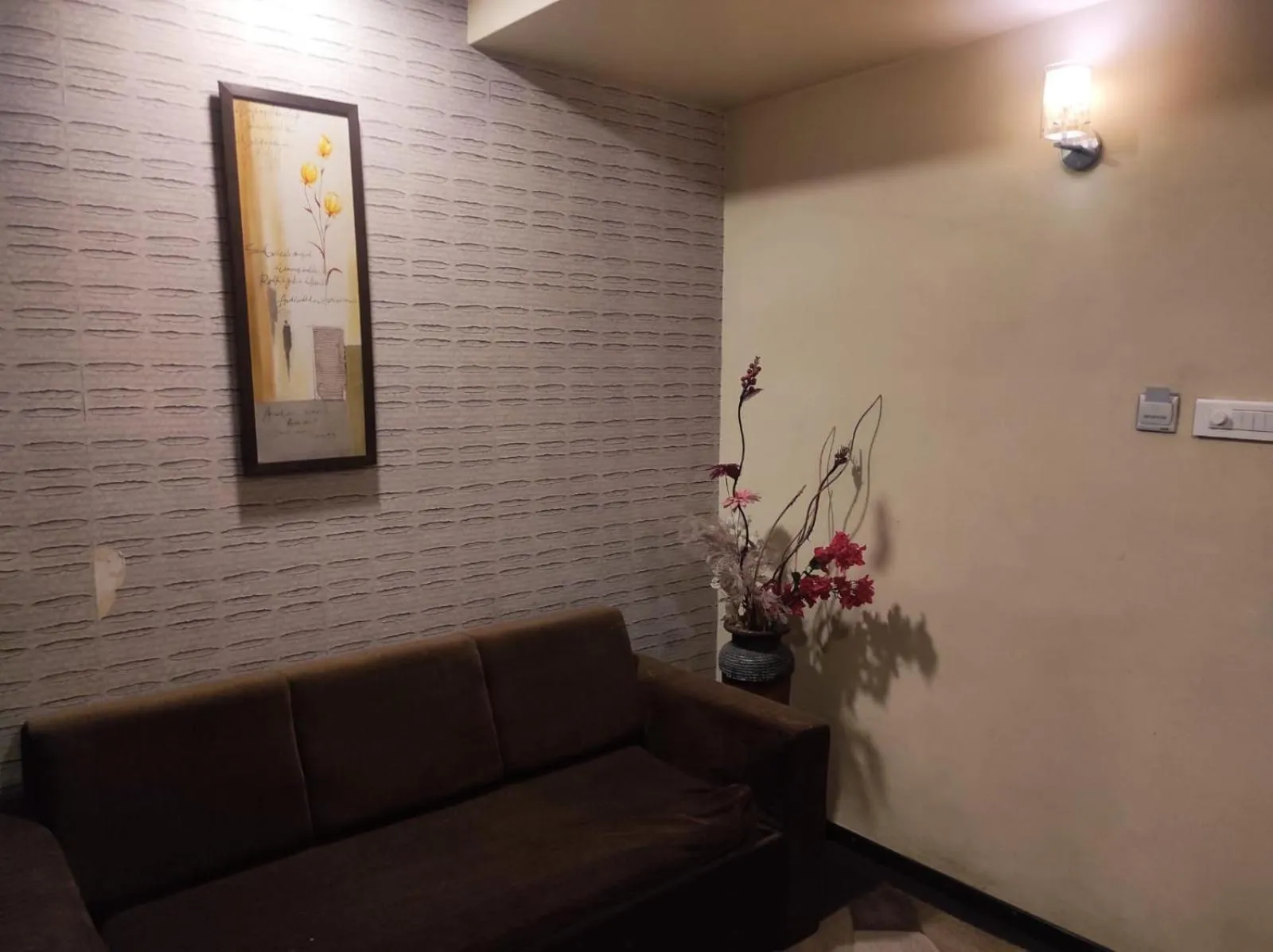 Seating area in Hotel Vaishnavi