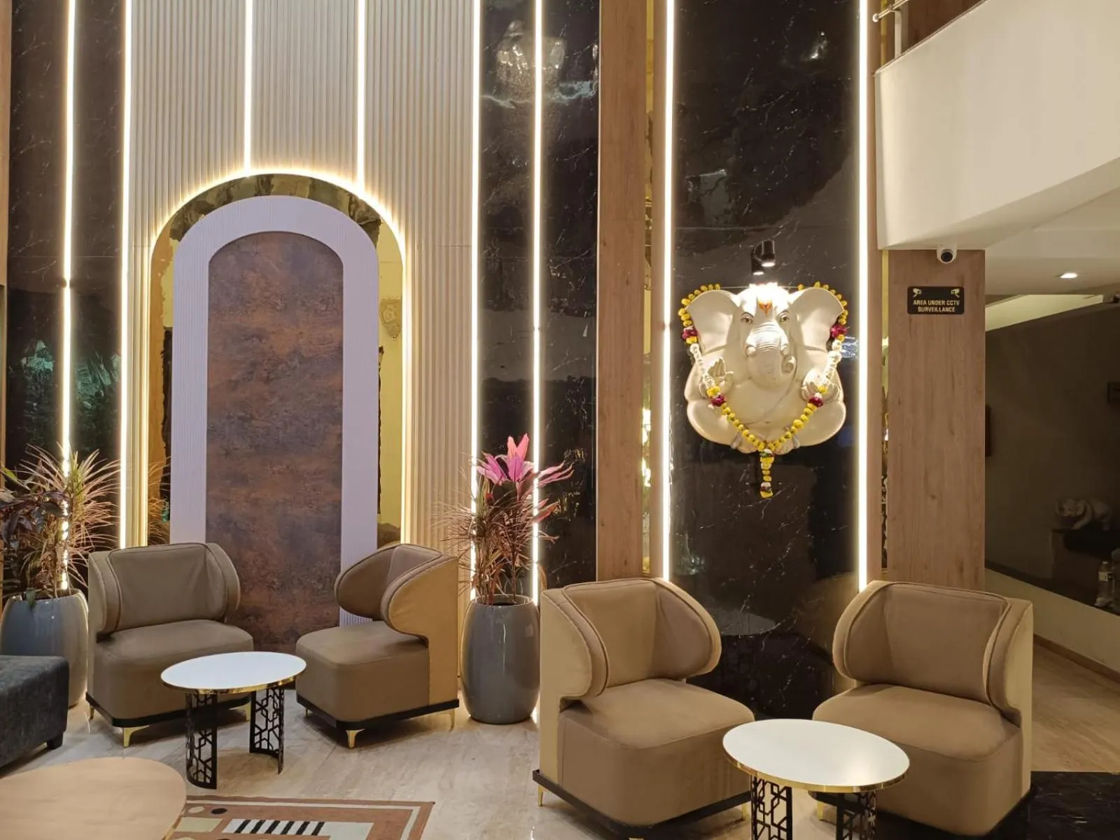 Lobby or reception in Hotel Vaishnavi