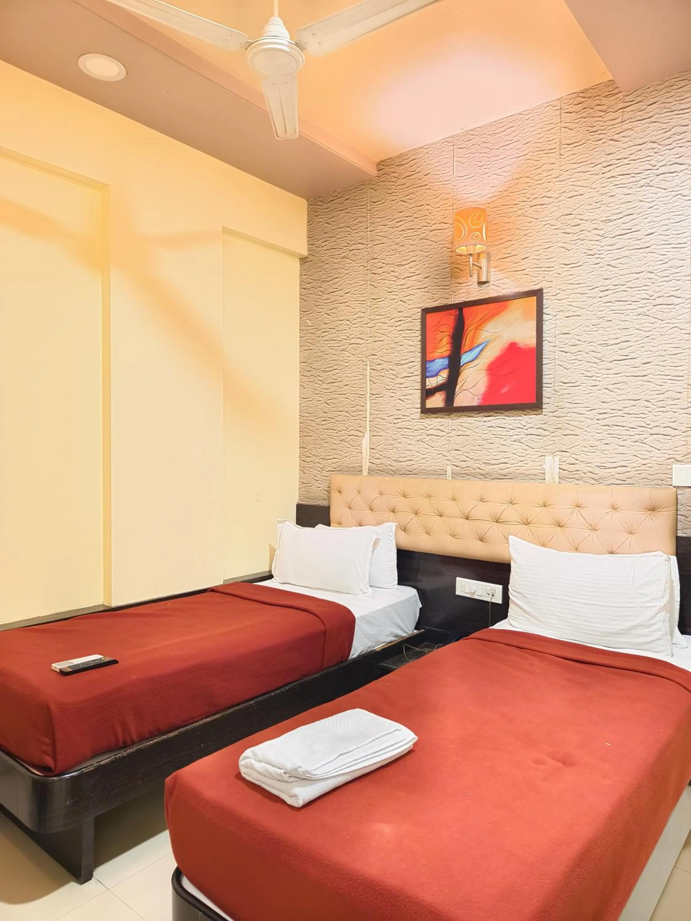 Bed in Hotel Vaishnavi