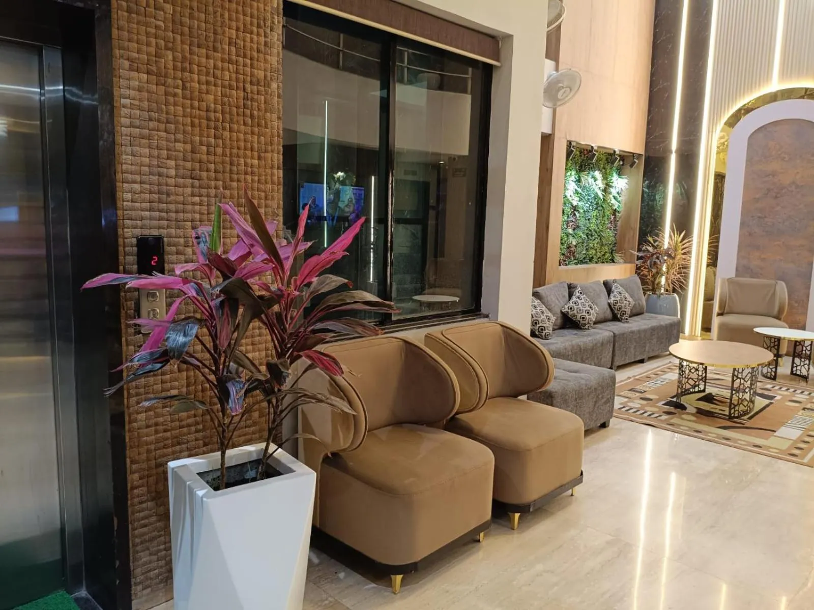 Lobby or reception in Hotel Vaishnavi