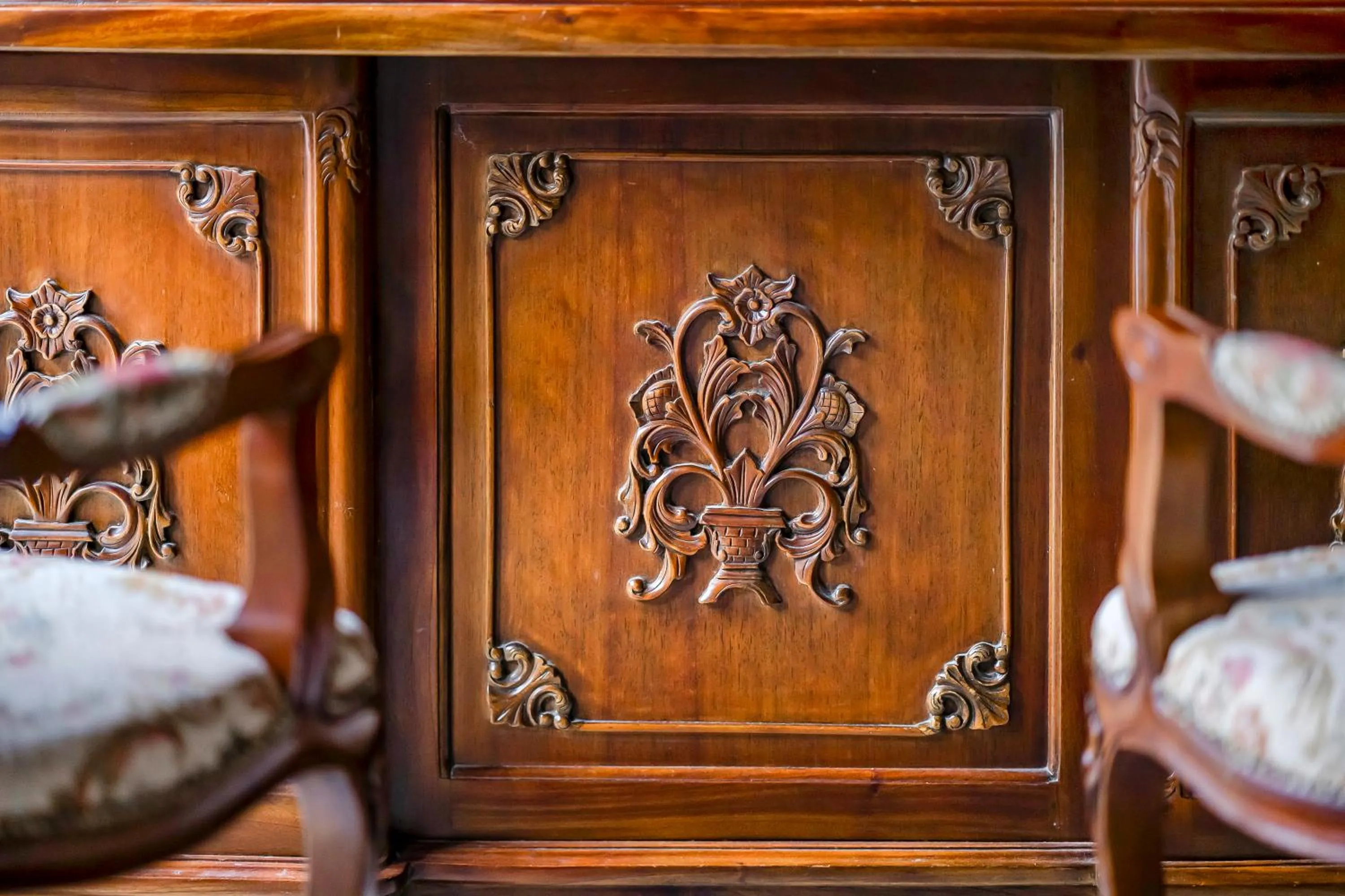 Decorative detail in Chingjing New Paradise B&B