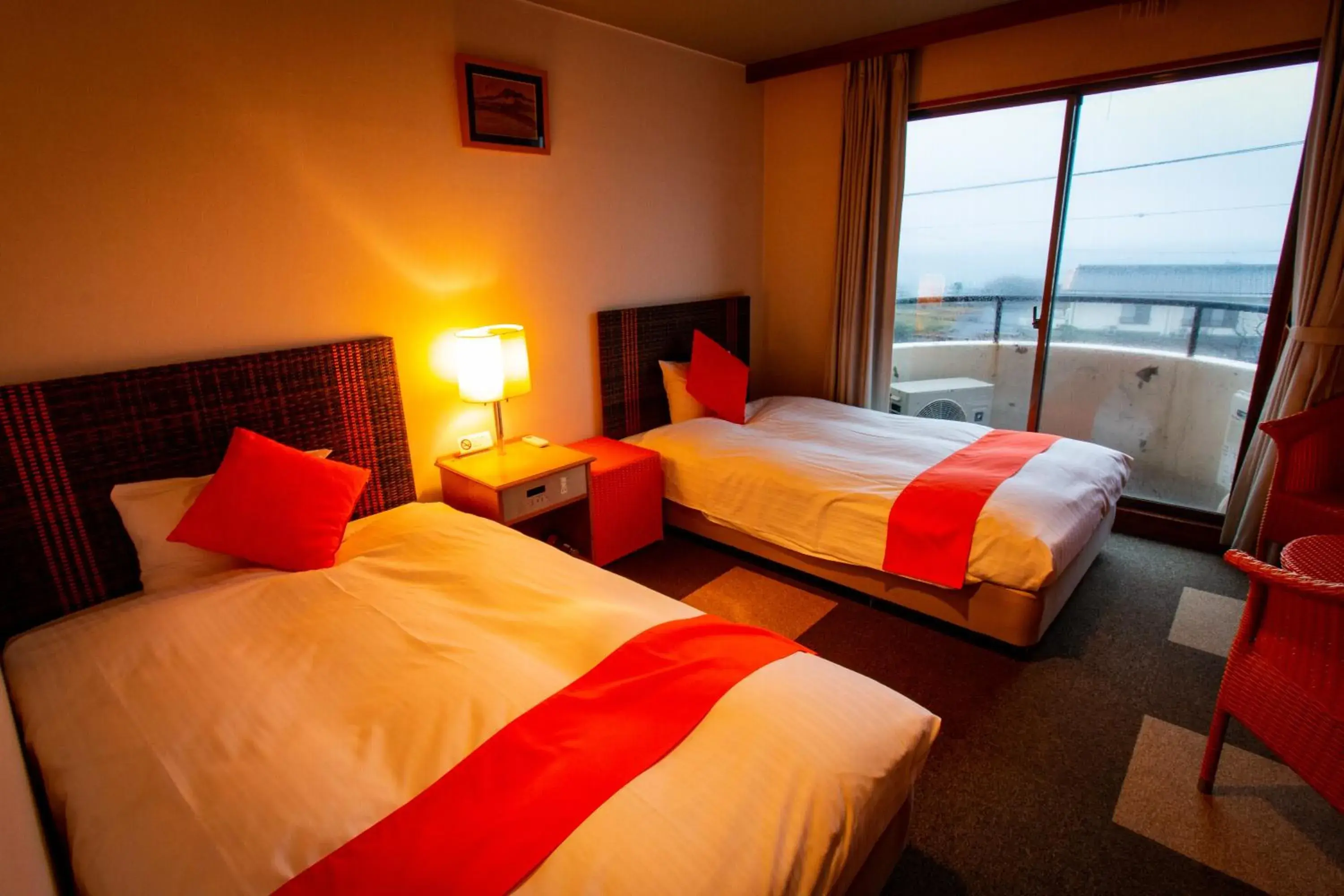 Bed in SPA Inn Shirahama Bed in SPA Inn Shirahama