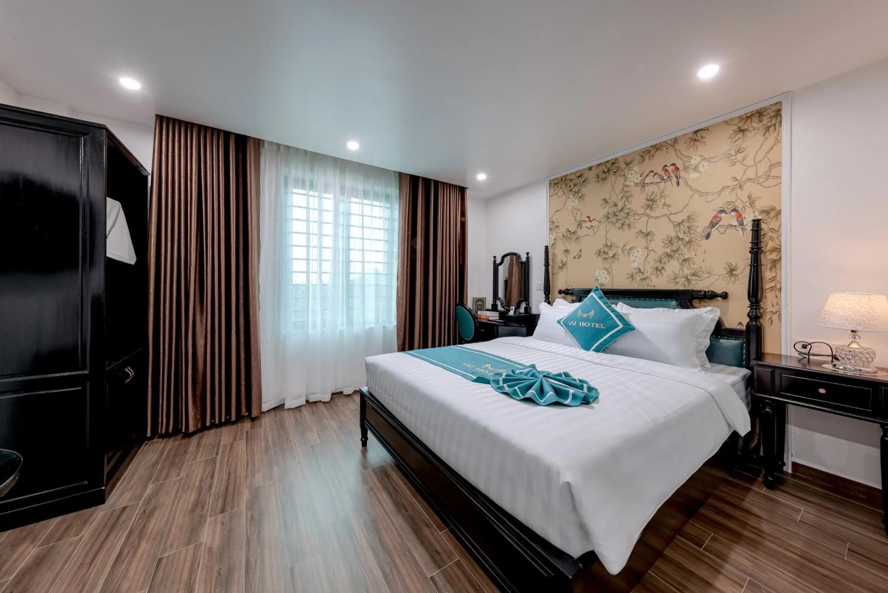 Double Room with Mountain View in Vũ Hotel