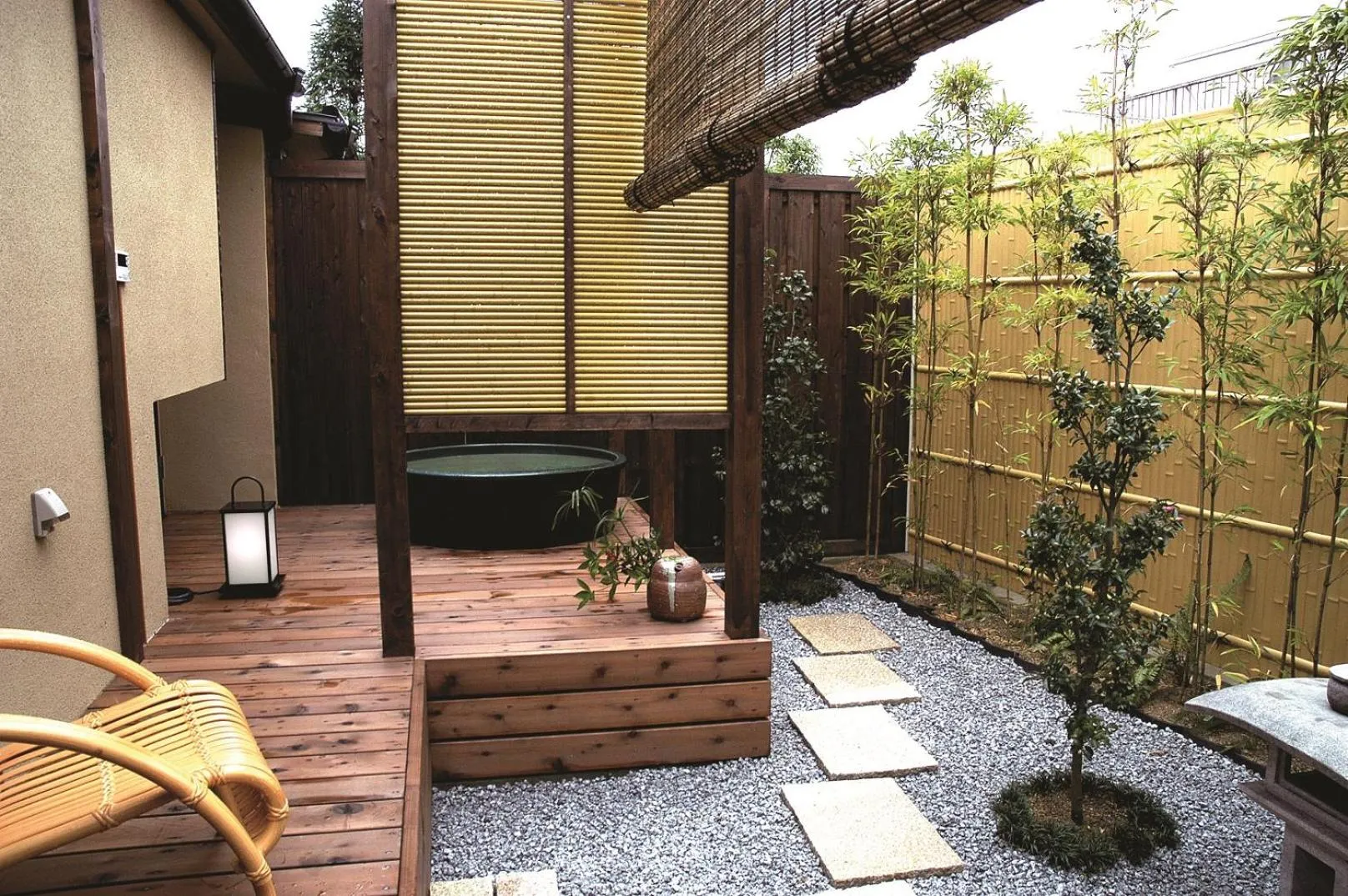 Inner courtyard view in Kotonoyado Musashino