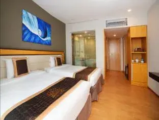 Bed in Dragon Sea Hotel Bed in Dragon Sea Hotel