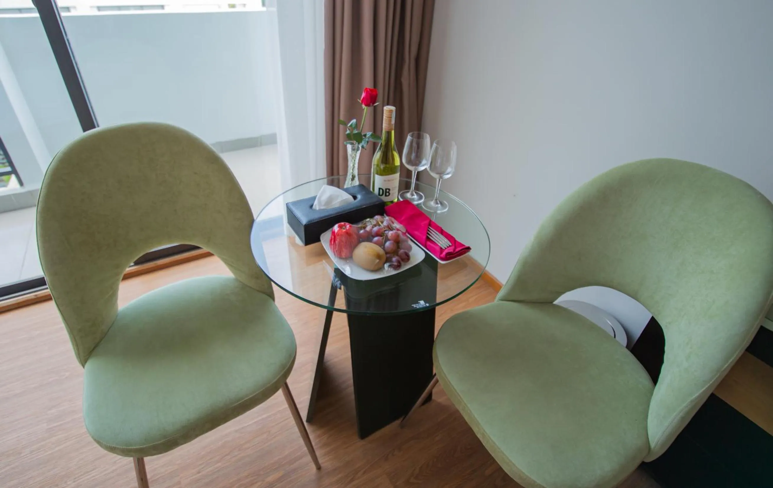 Seating area in Dragon Sea Hotel