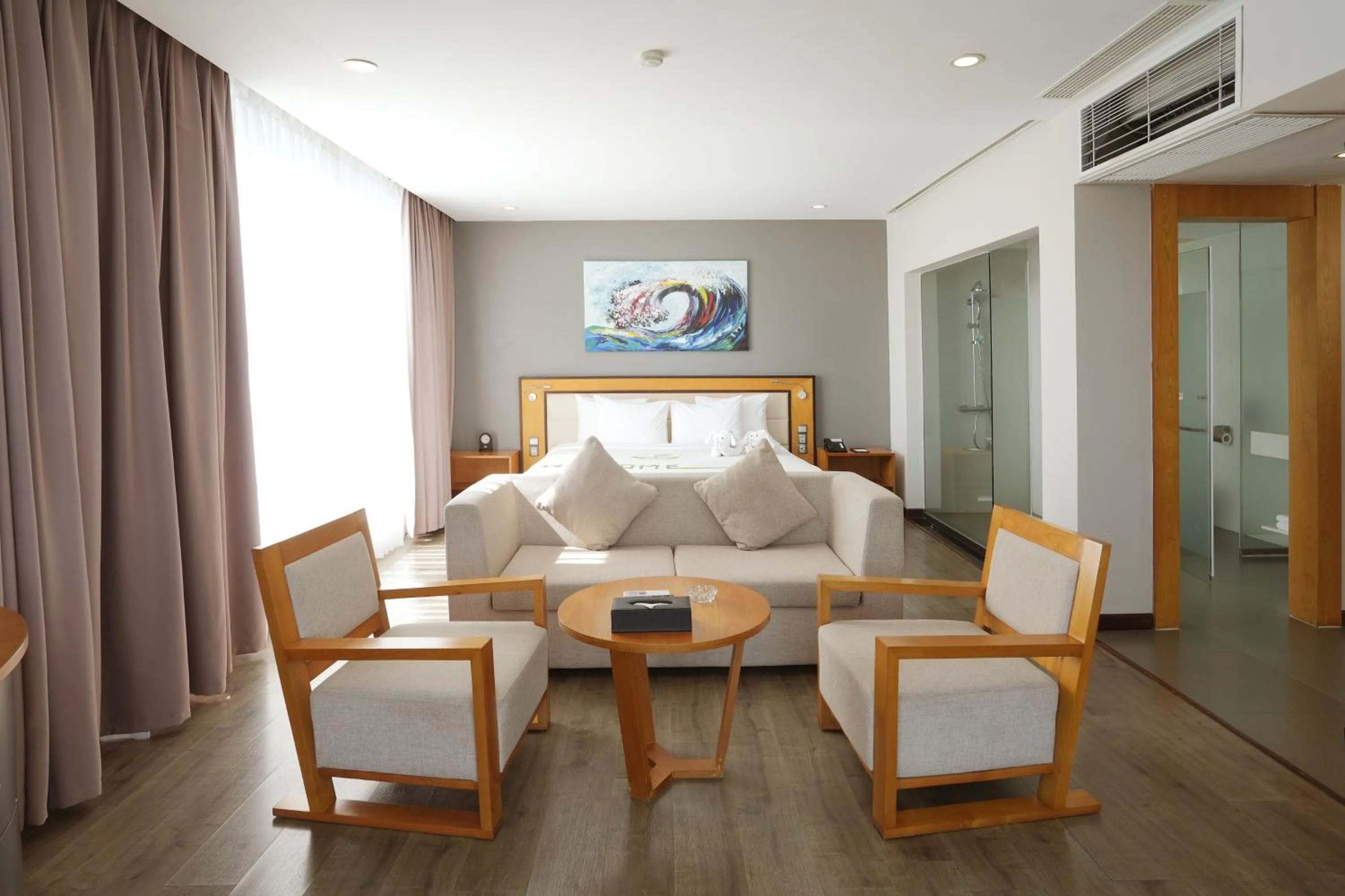 Seating area in Dragon Sea Hotel