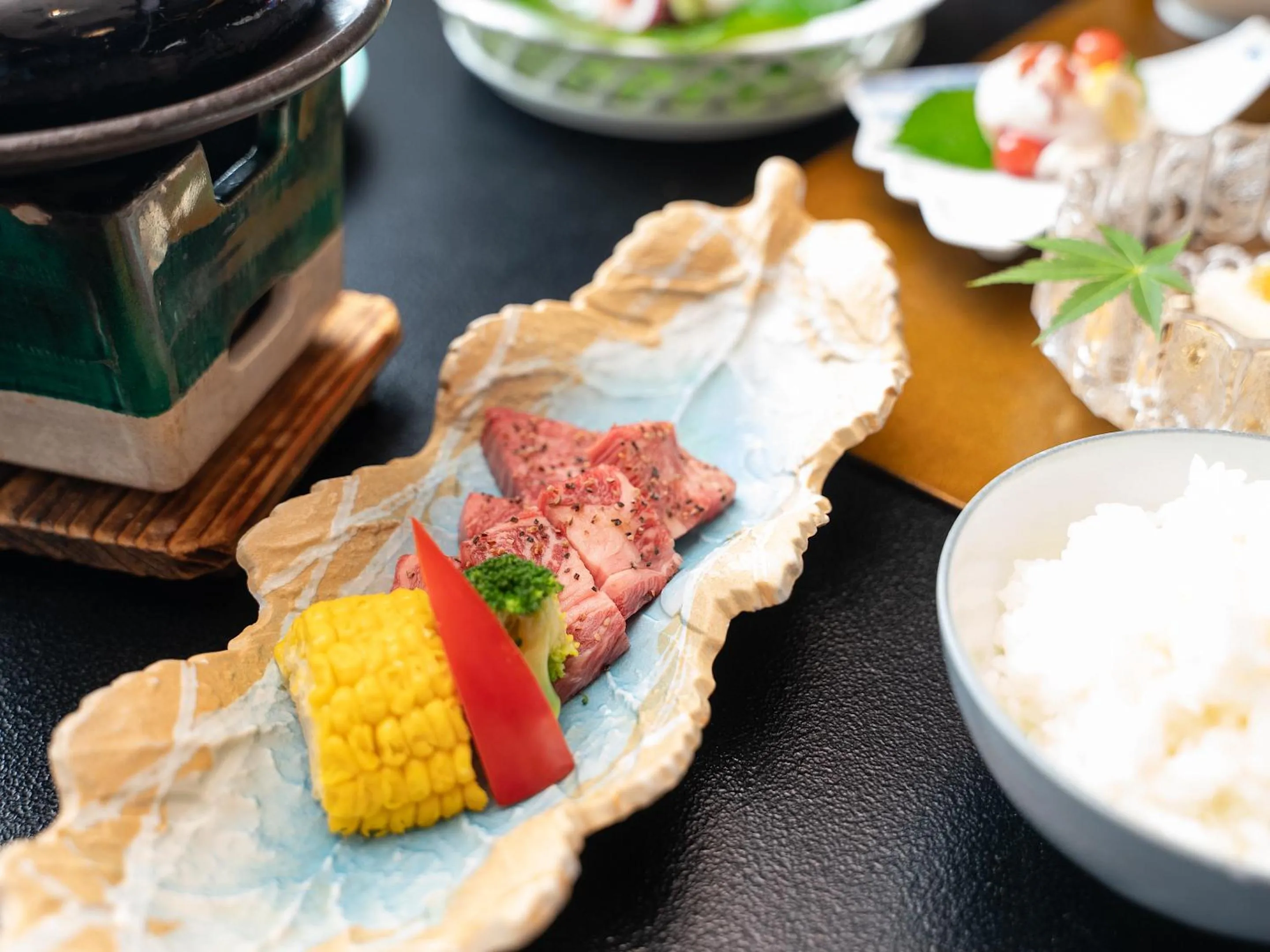 Food in Livemax Resort Yuhigaura Kitu Onsen