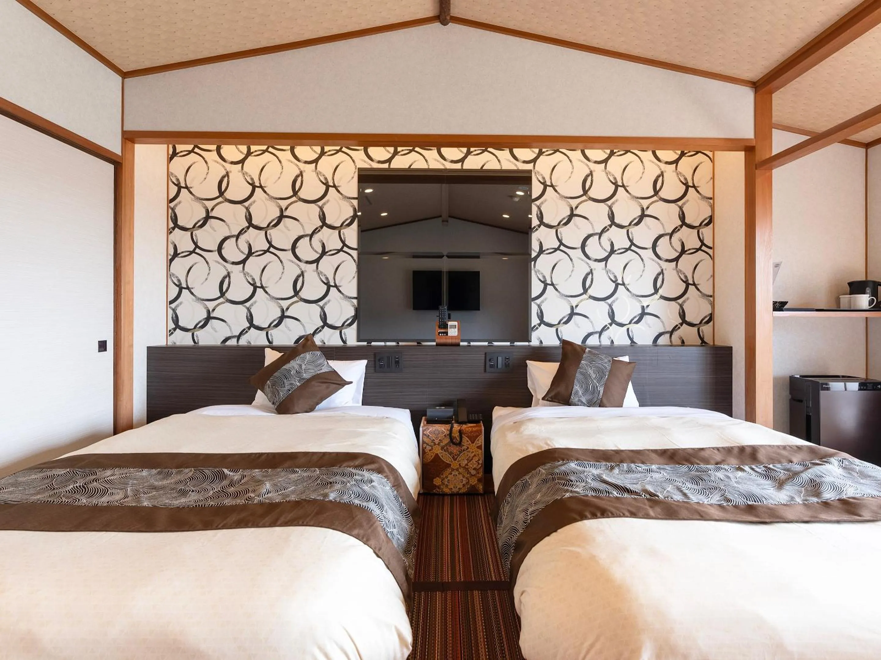 Bed in Livemax Resort Yuhigaura Kitu Onsen