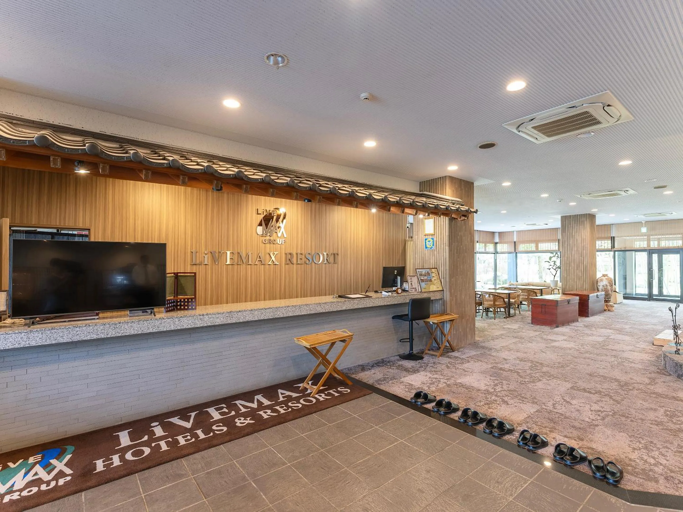 Lobby or reception in Livemax Resort Yuhigaura Kitu Onsen