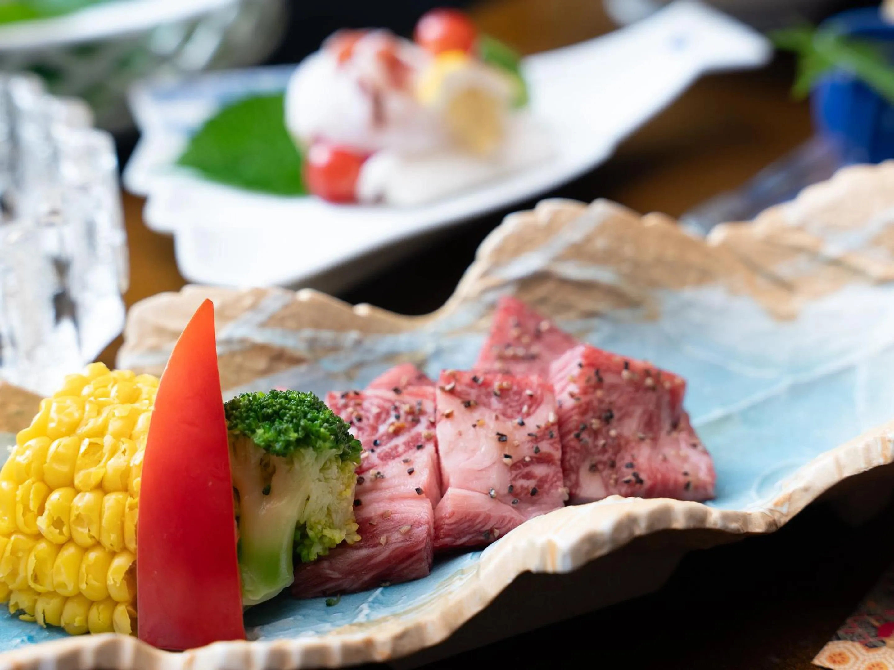 Food in Livemax Resort Yuhigaura Kitu Onsen