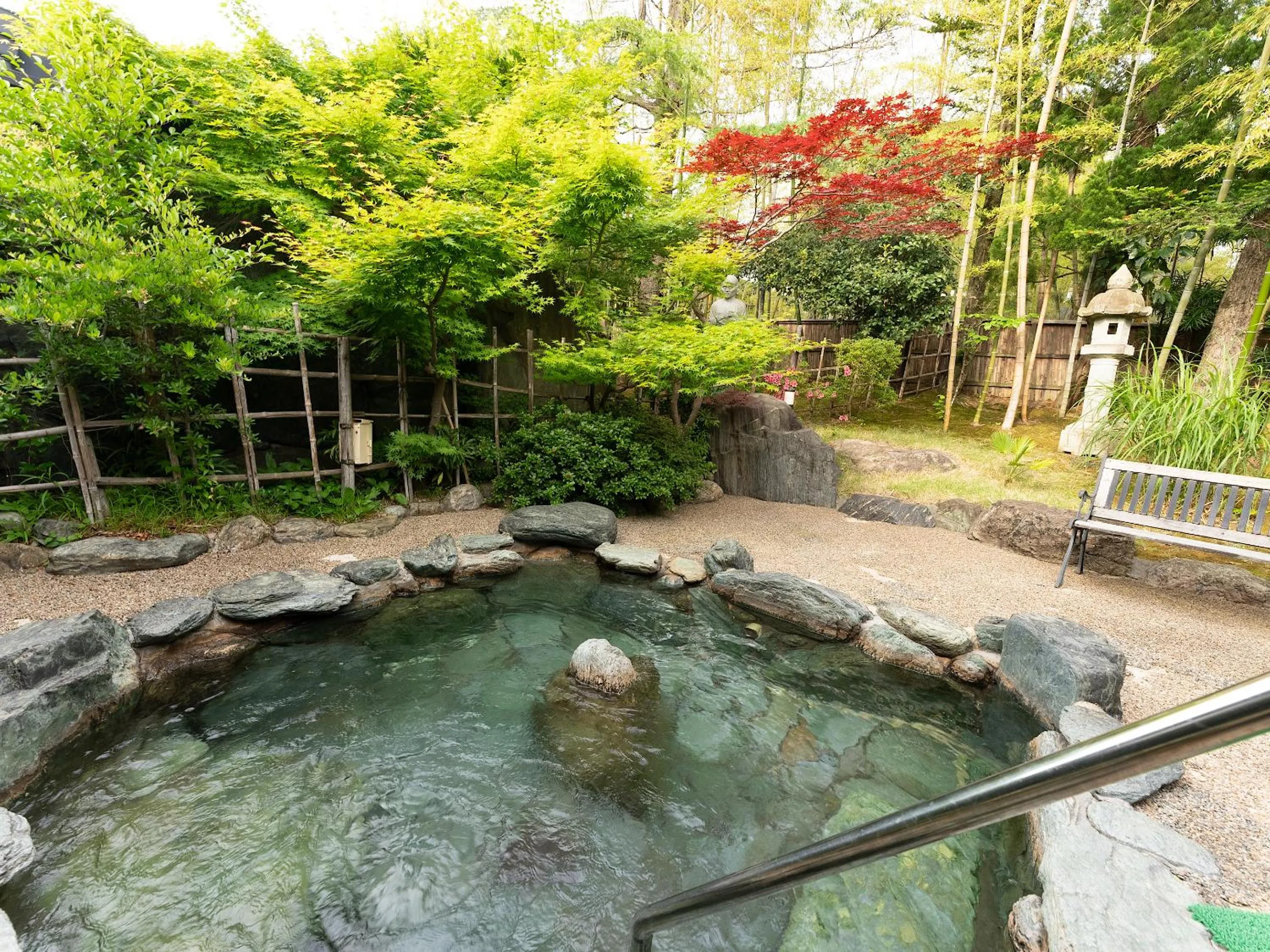Open Air Bath in Livemax Resort Yuhigaura Kitu Onsen