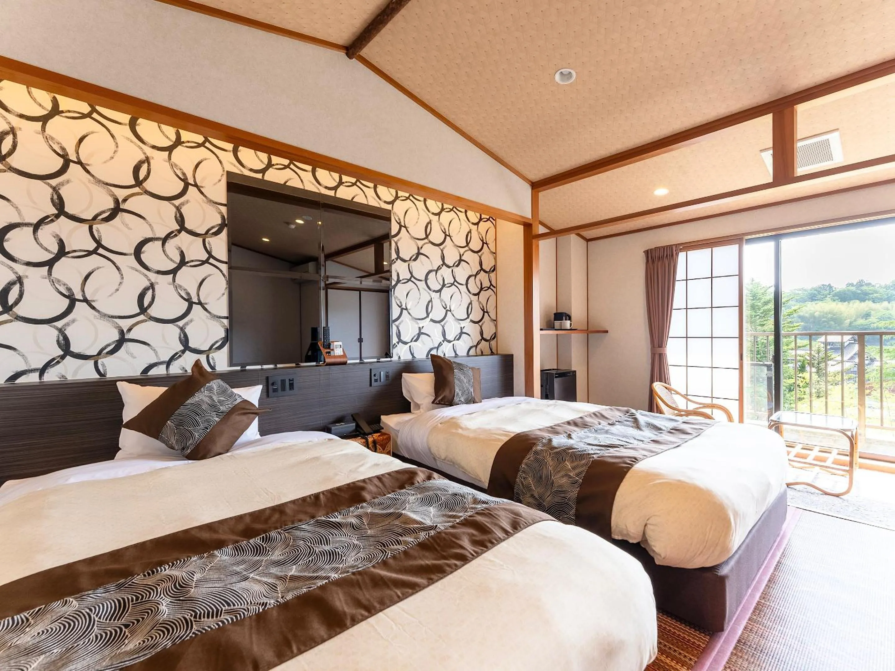 Bed in Livemax Resort Yuhigaura Kitu Onsen
