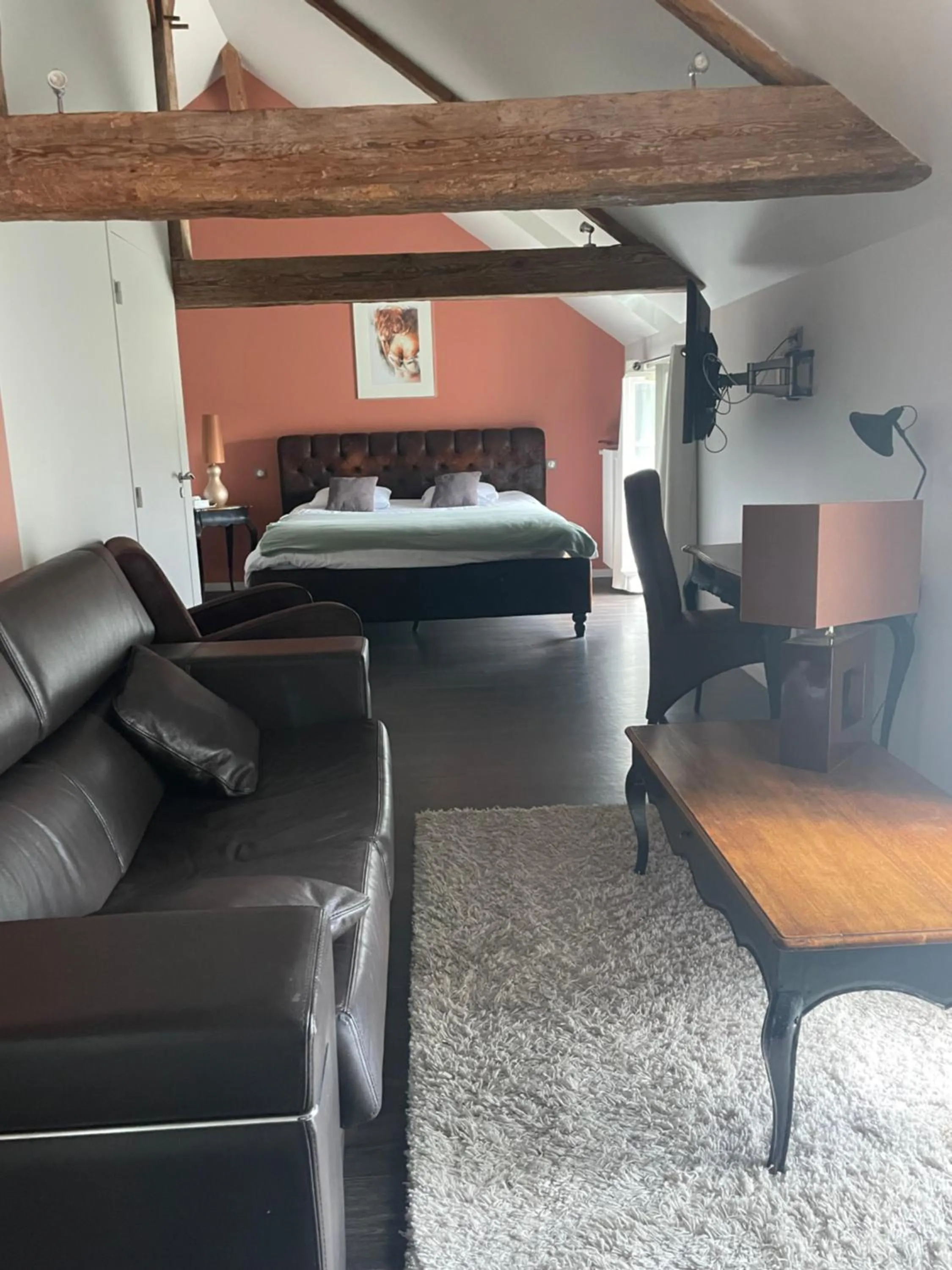Photo of the whole room, Bed in Hôtel Le Saint Martin