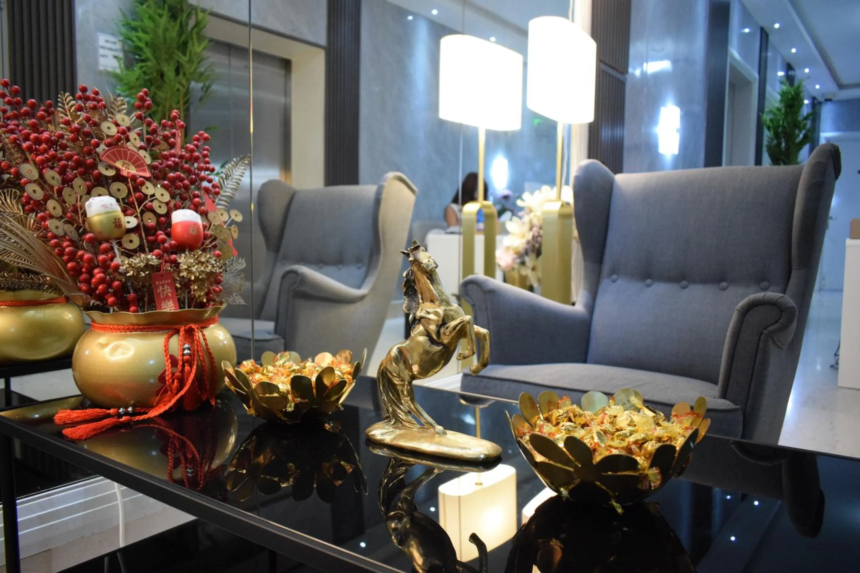 Lobby or reception in Saraya Corniche Hotel