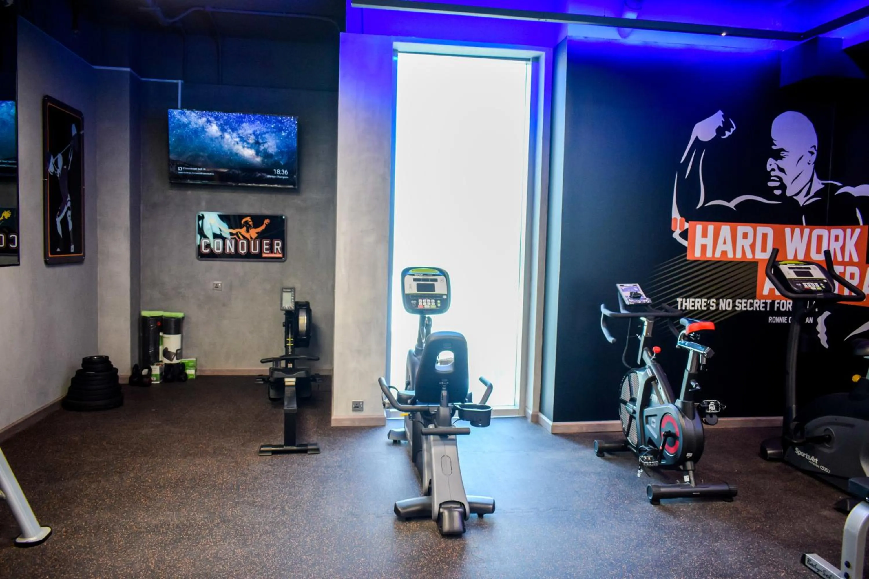 Fitness centre/facilities in Saraya Corniche Hotel