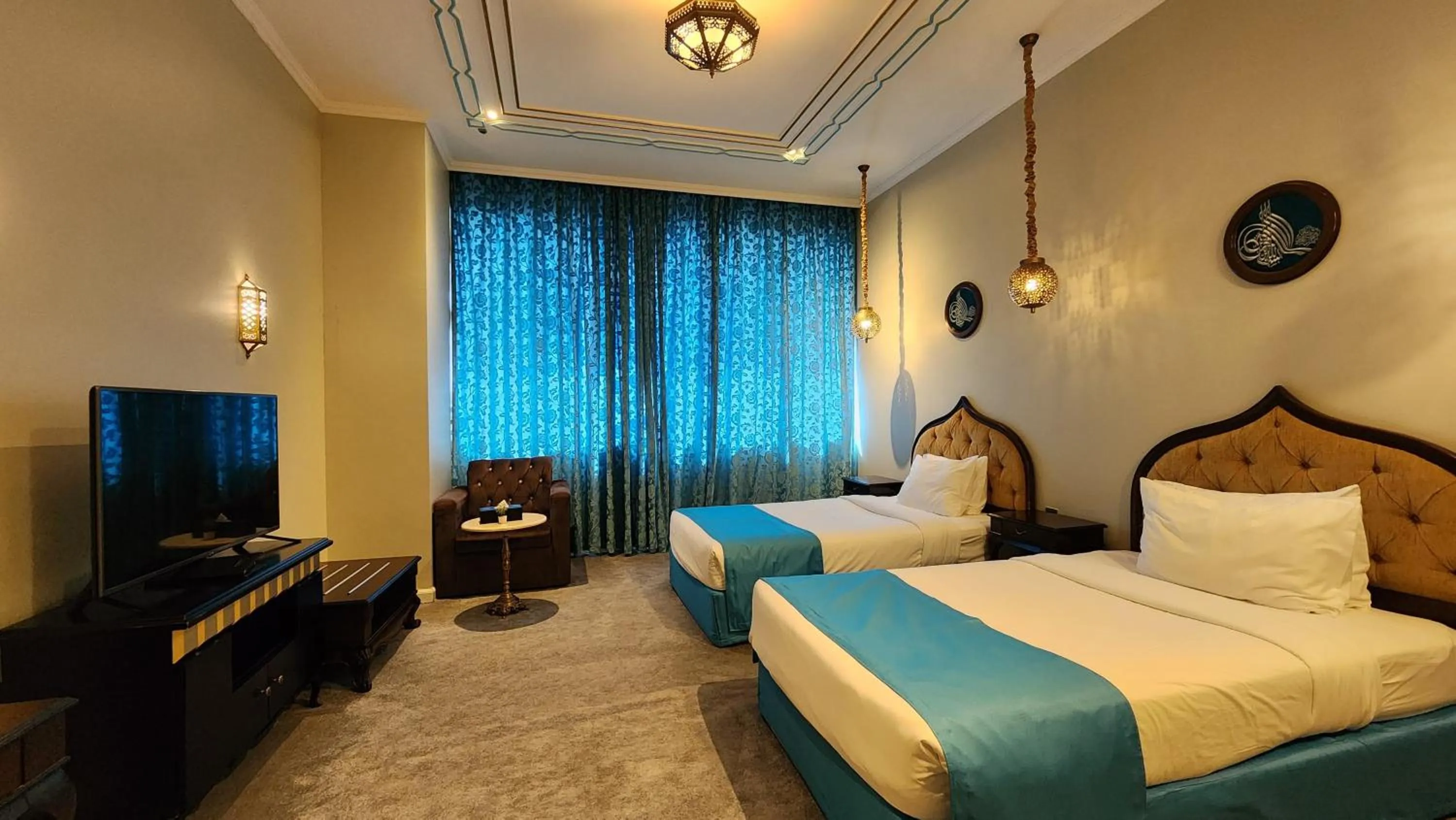 Bed in Saraya Corniche Hotel