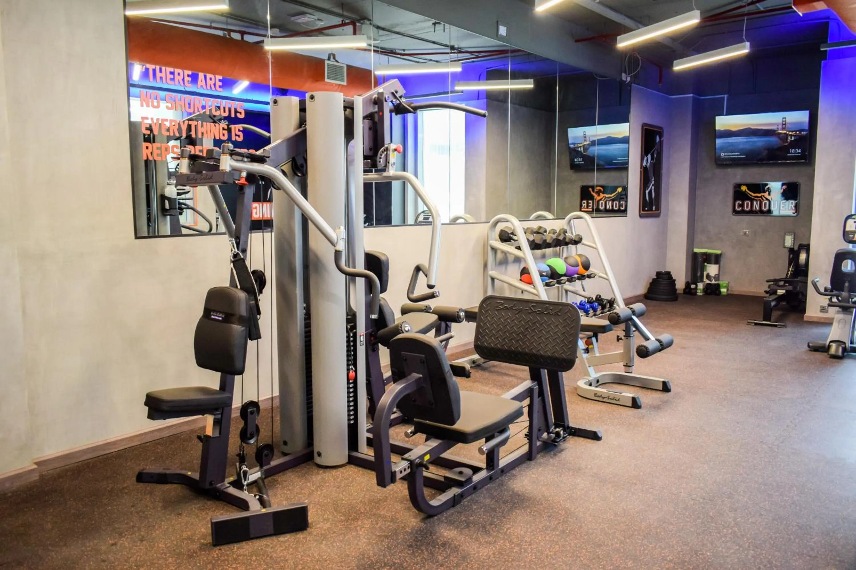 Fitness centre/facilities in Saraya Corniche Hotel
