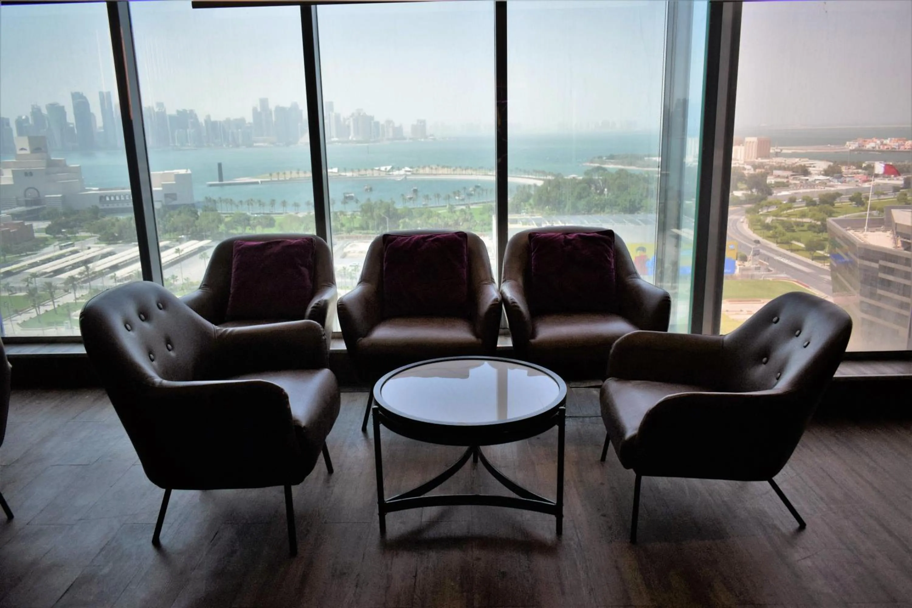Seating area in Saraya Corniche Hotel