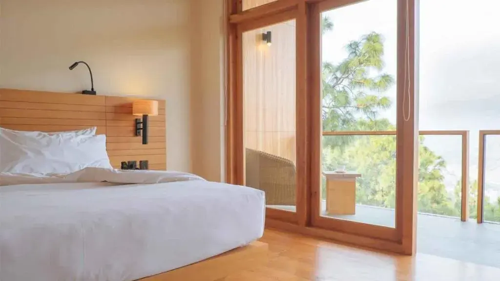 Bed in Dhensa Resort Bed in Dhensa Resort