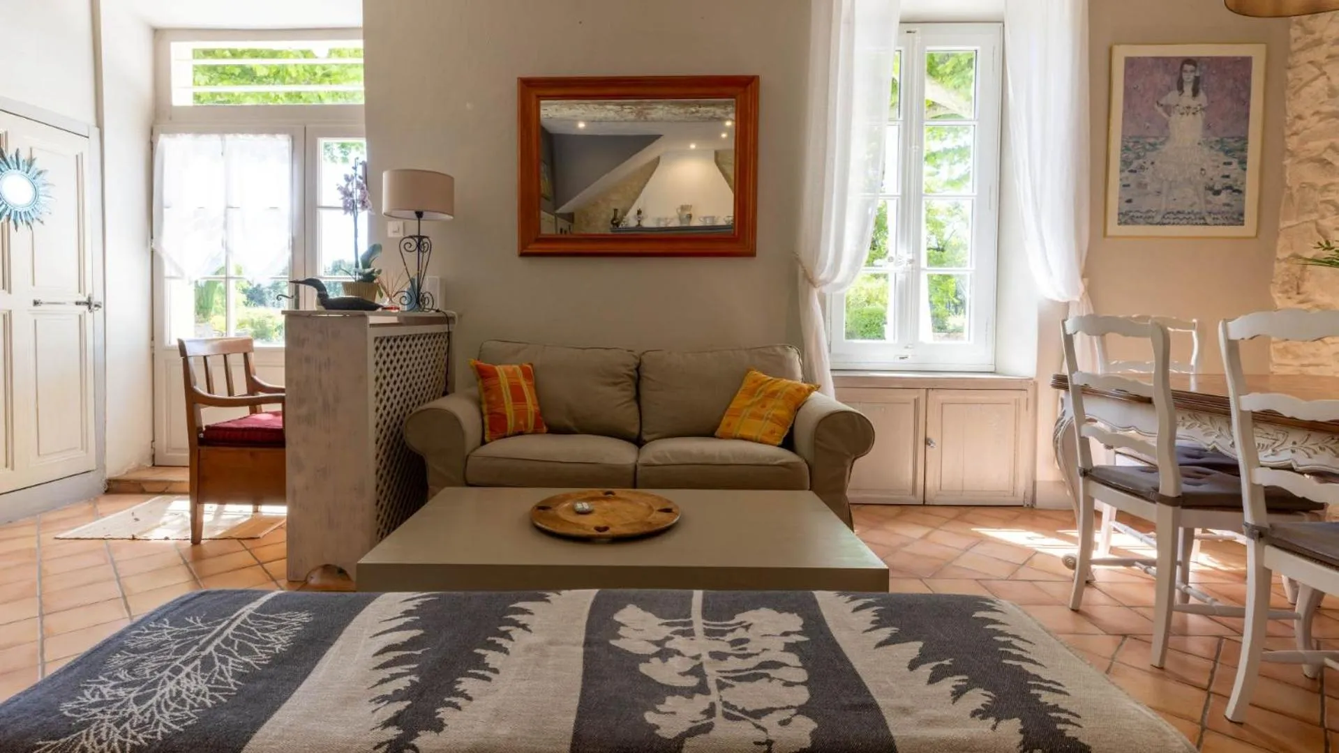 Living room in La Bastide des Amouriers