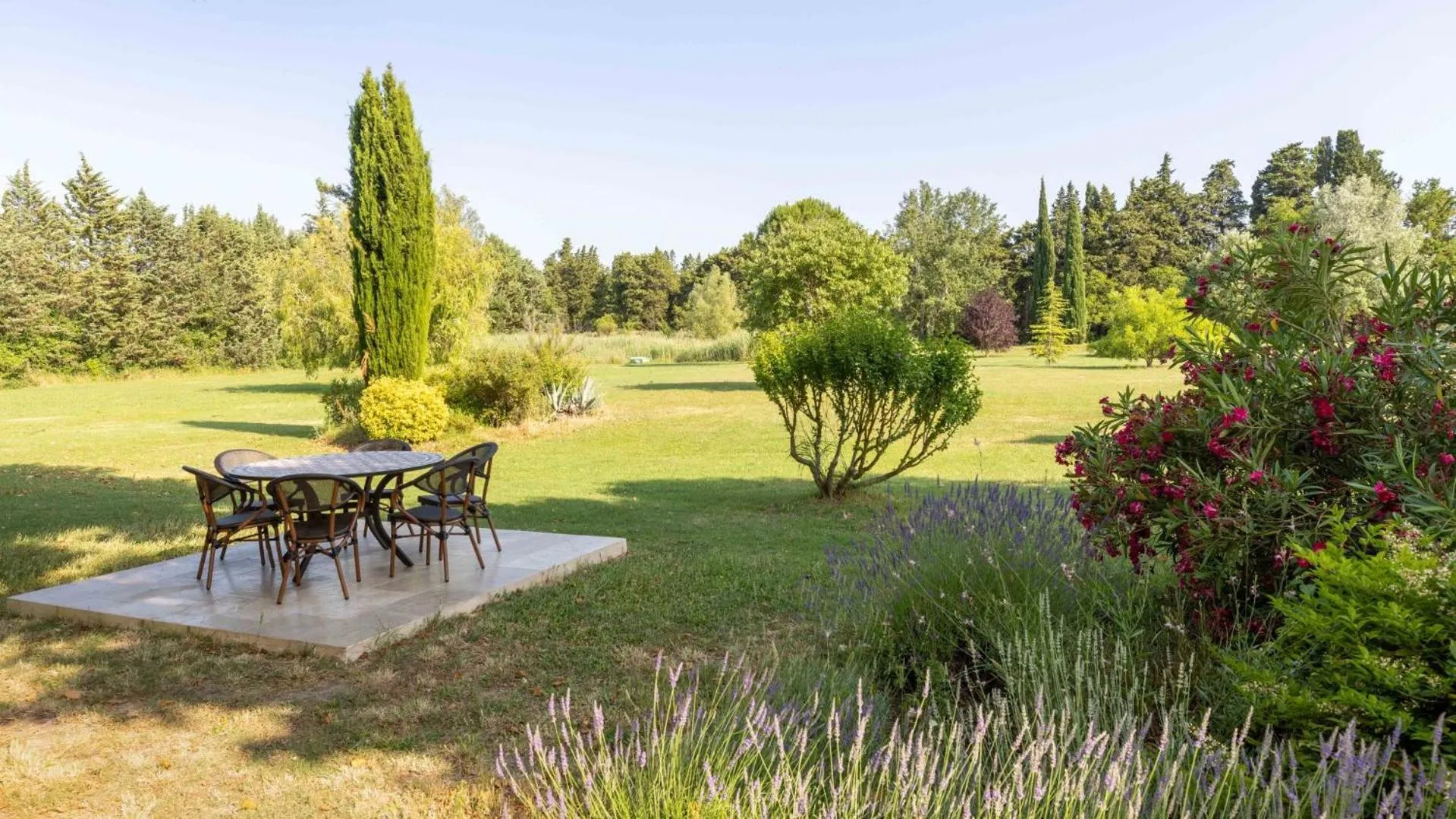 Natural landscape in La Bastide des Amouriers
