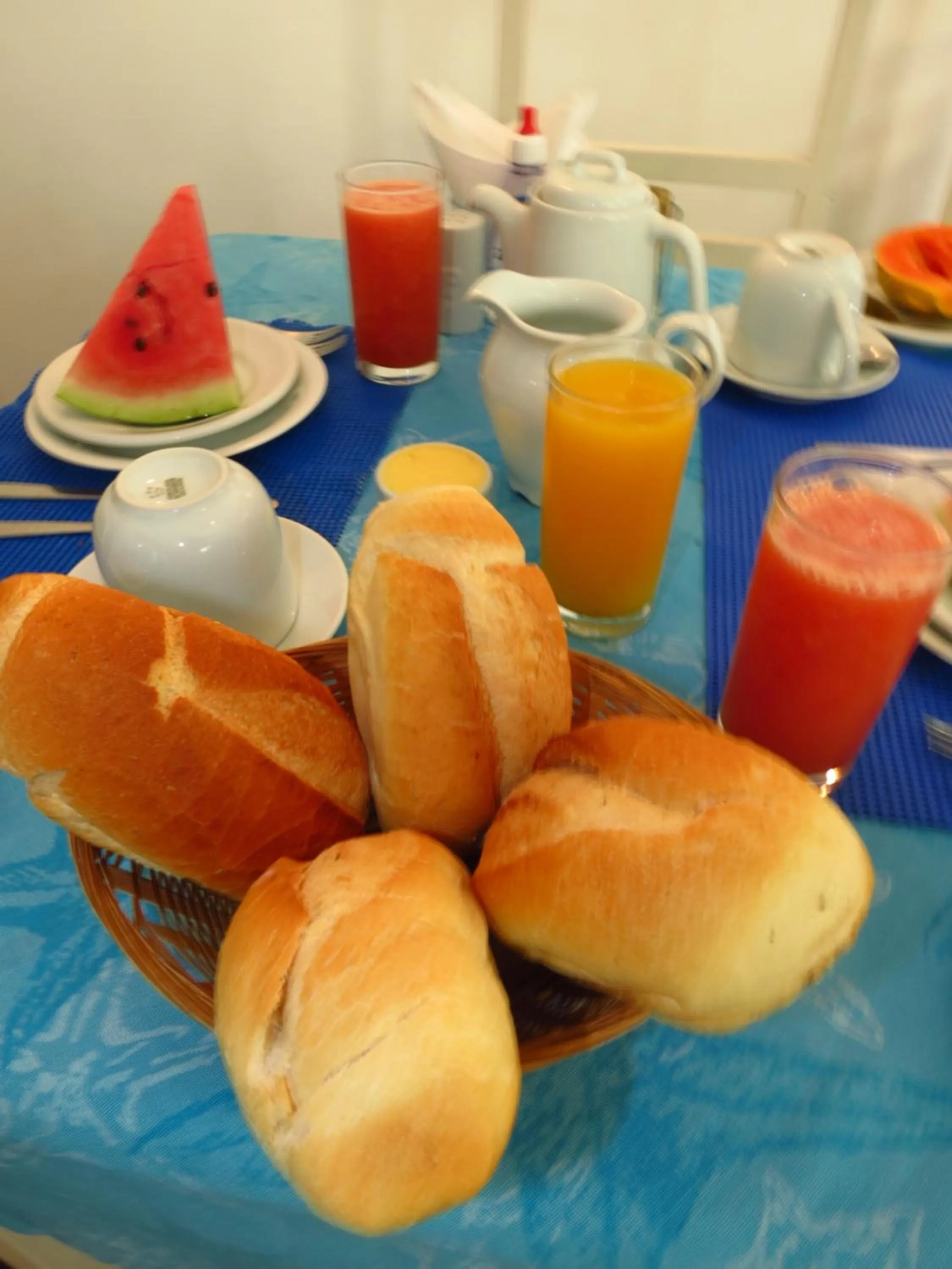 Food and drinks in Pousada Estrela do Mar