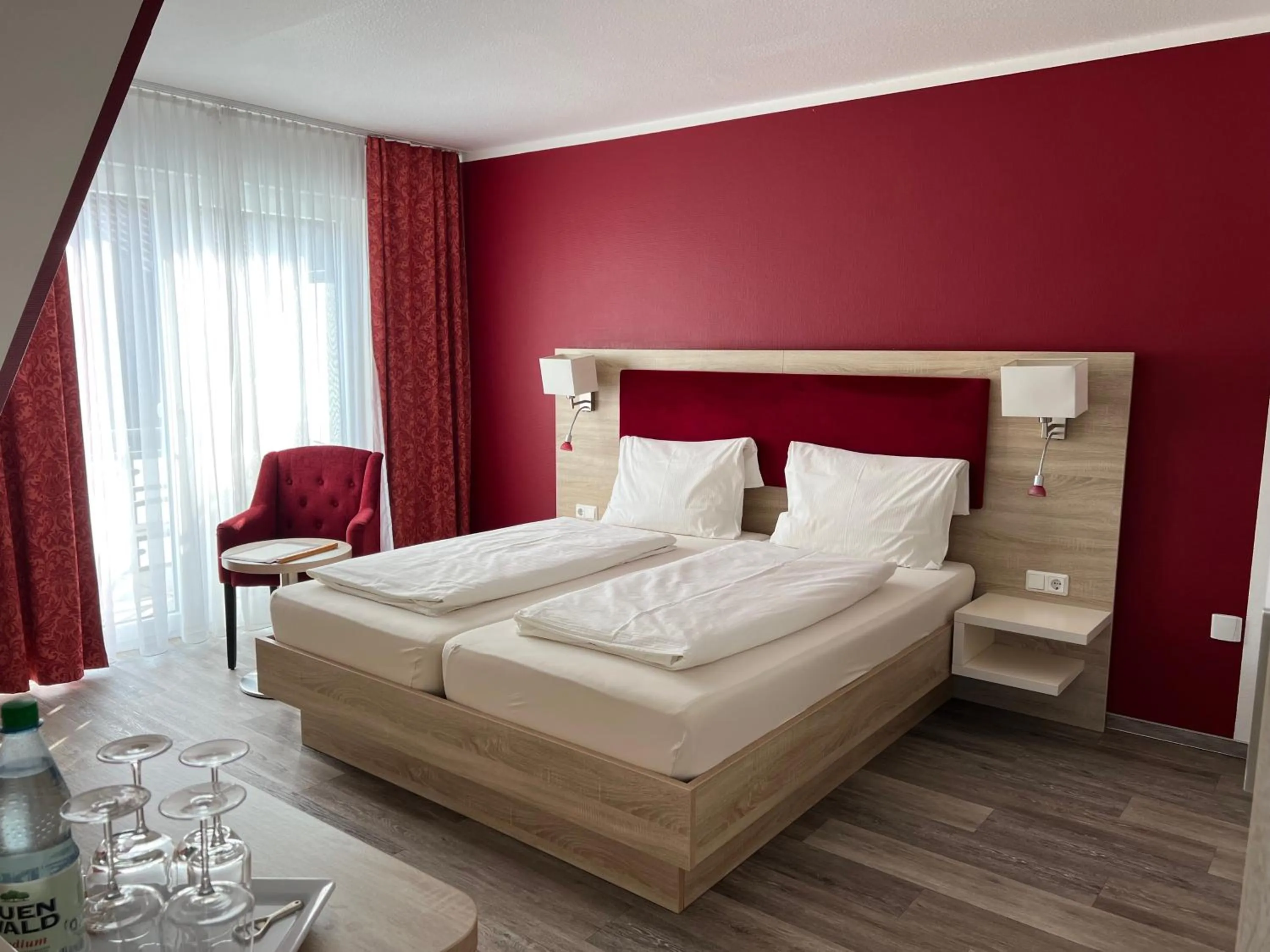 Bed in Hotel Sonne am Meer