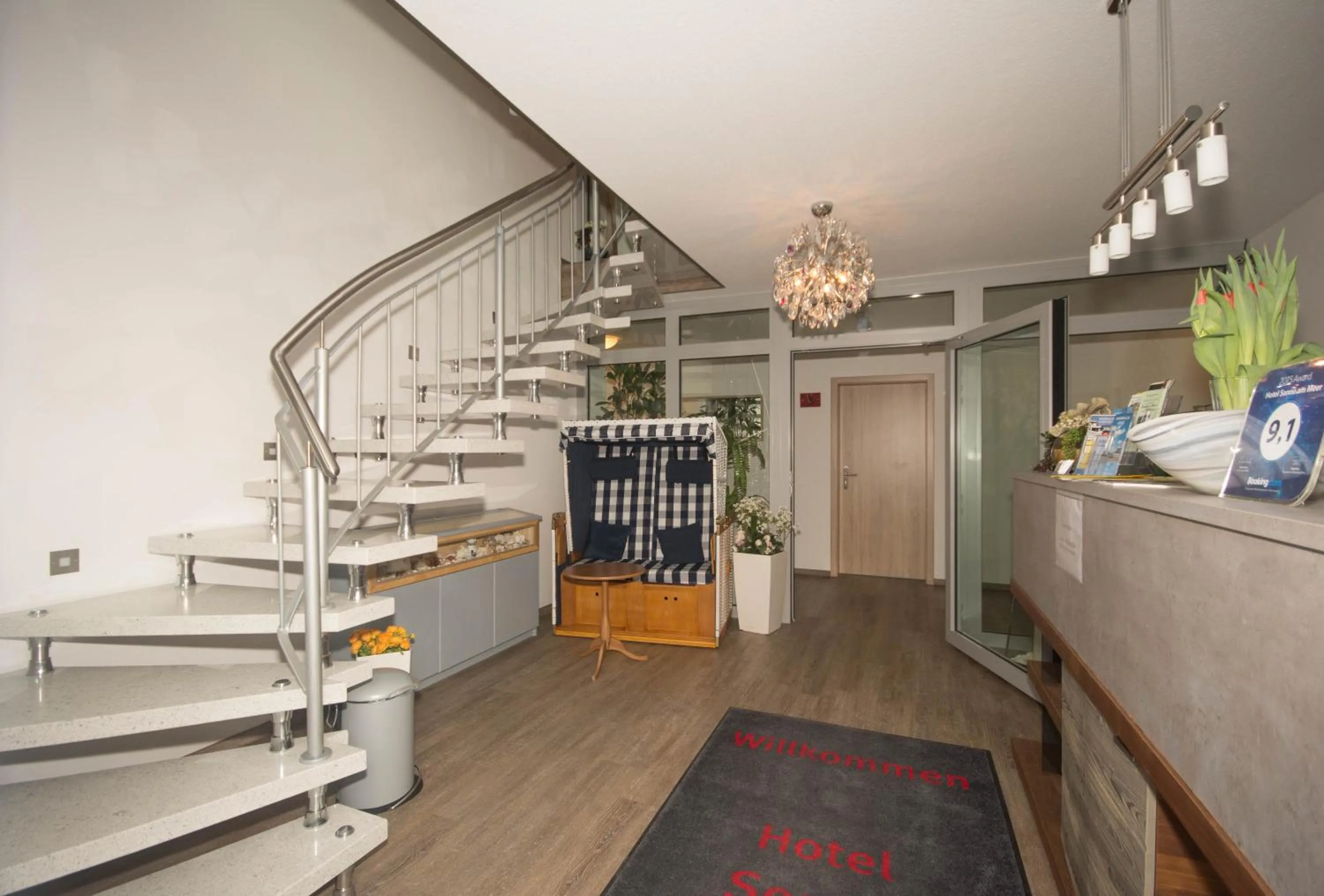 Lobby or reception in Hotel Sonne am Meer