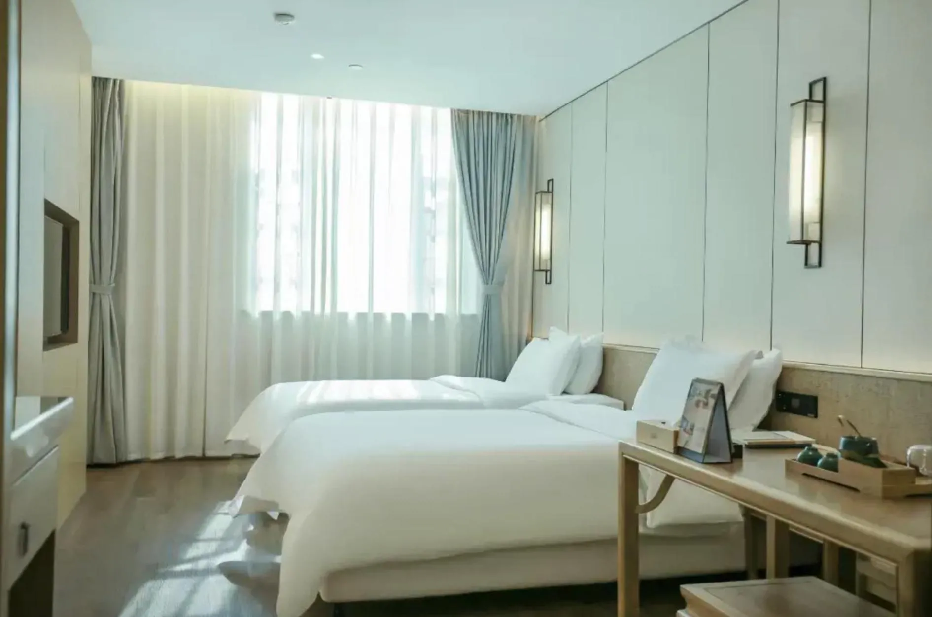 Twin Room with Private Bathroom in The Hidden House, Chengdu Chunxi Road Tianfu Square Branch