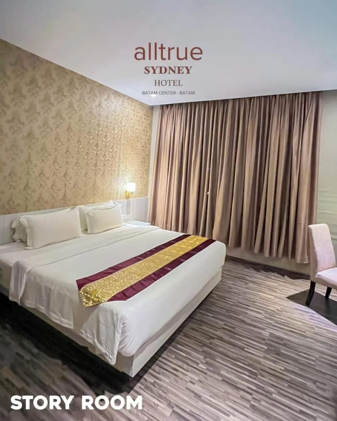 Bed in Alltrue Sydney Hotel Batam Center